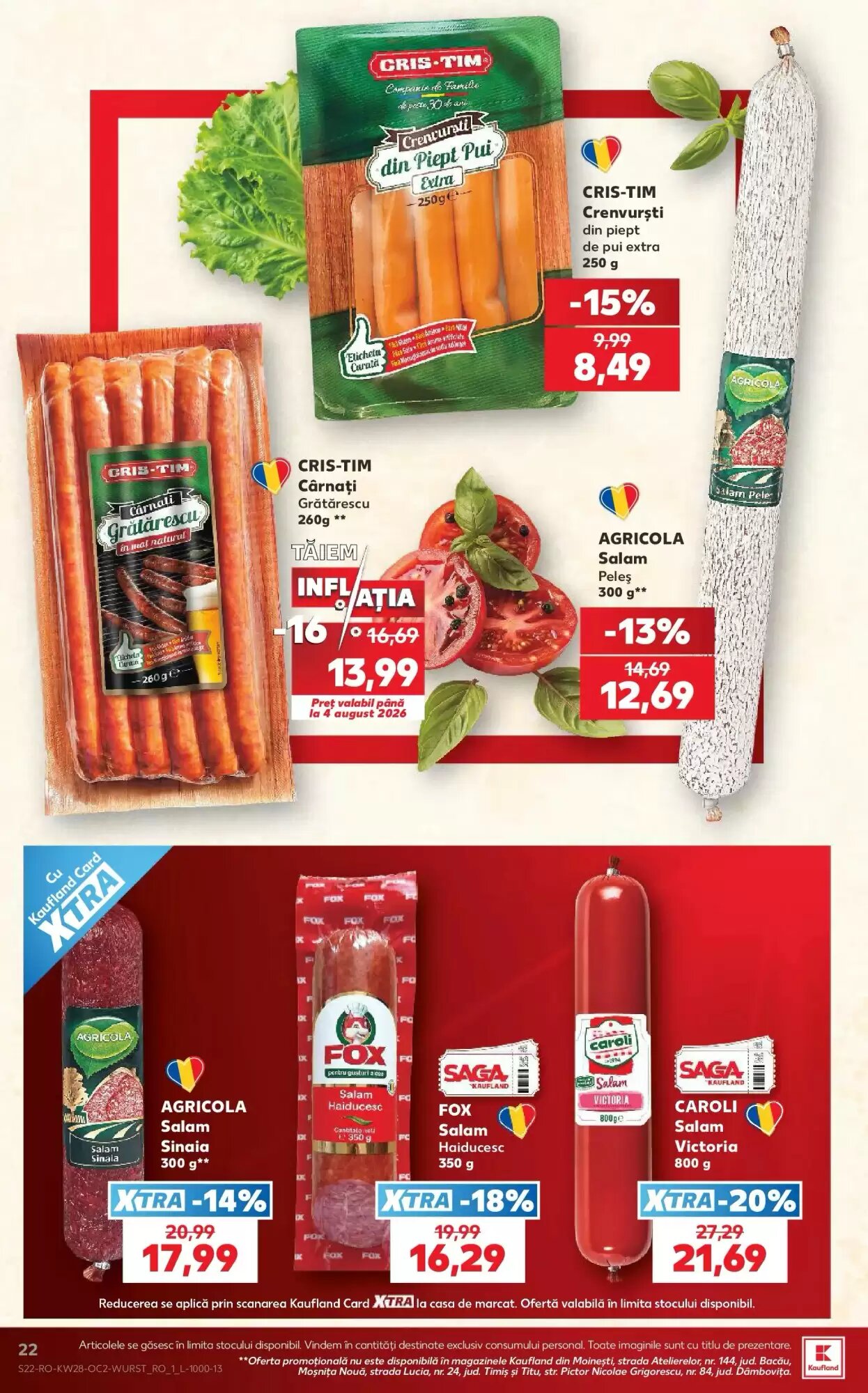 Catalogul cu oferte Kaufland valabil de la 08.07.2026 - Pagina 22.