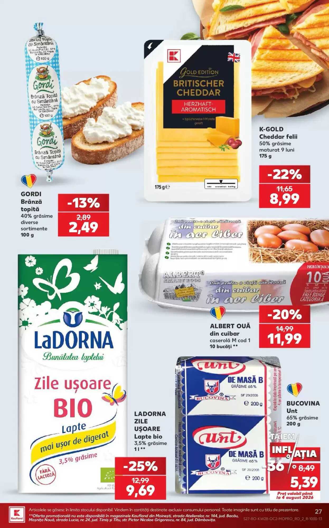 Catalogul cu oferte Kaufland valabil de la 08.07.2026 - Pagina 27.