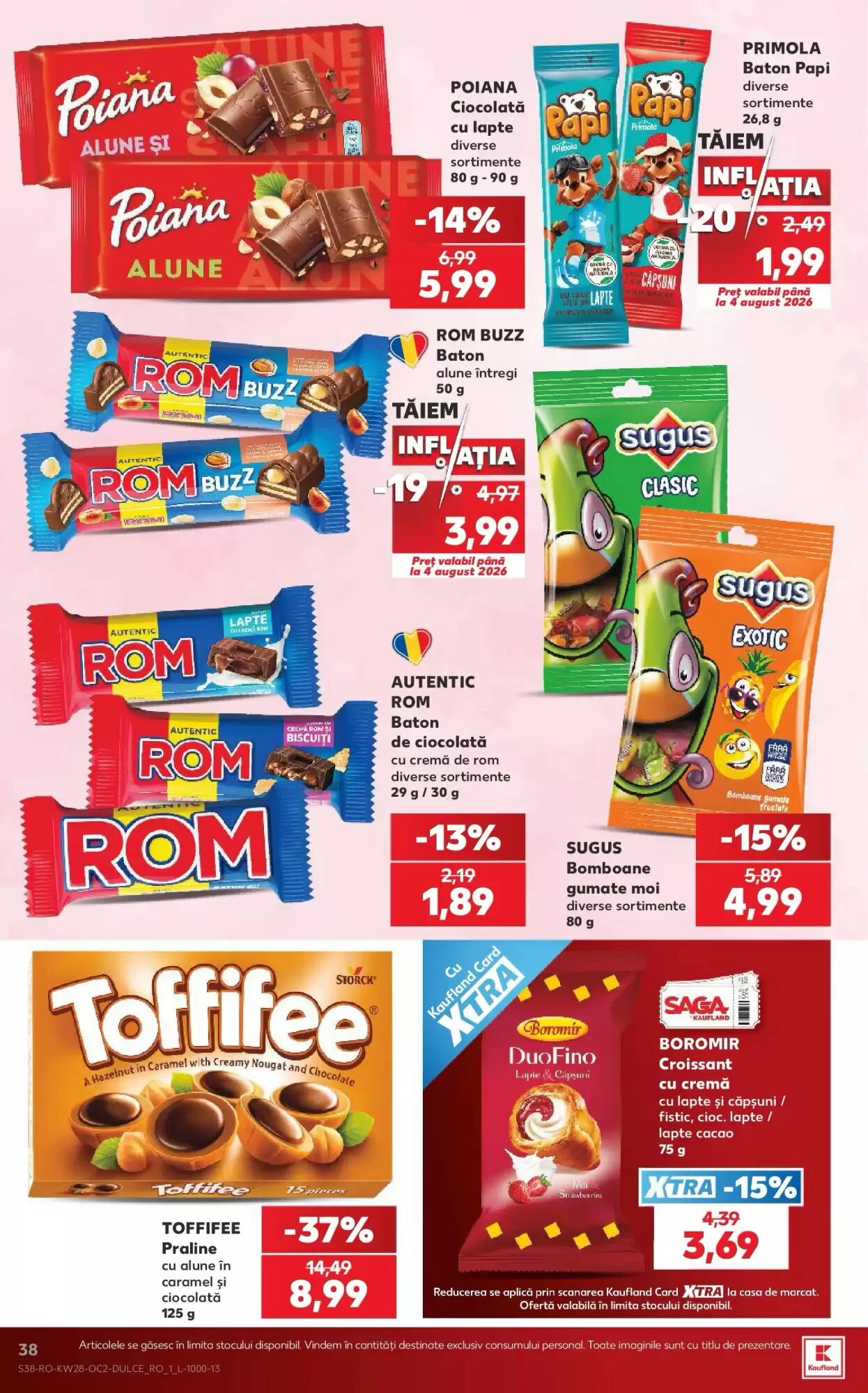 Catalogul cu oferte Kaufland valabil de la 08.07.2026 - Pagina 38.