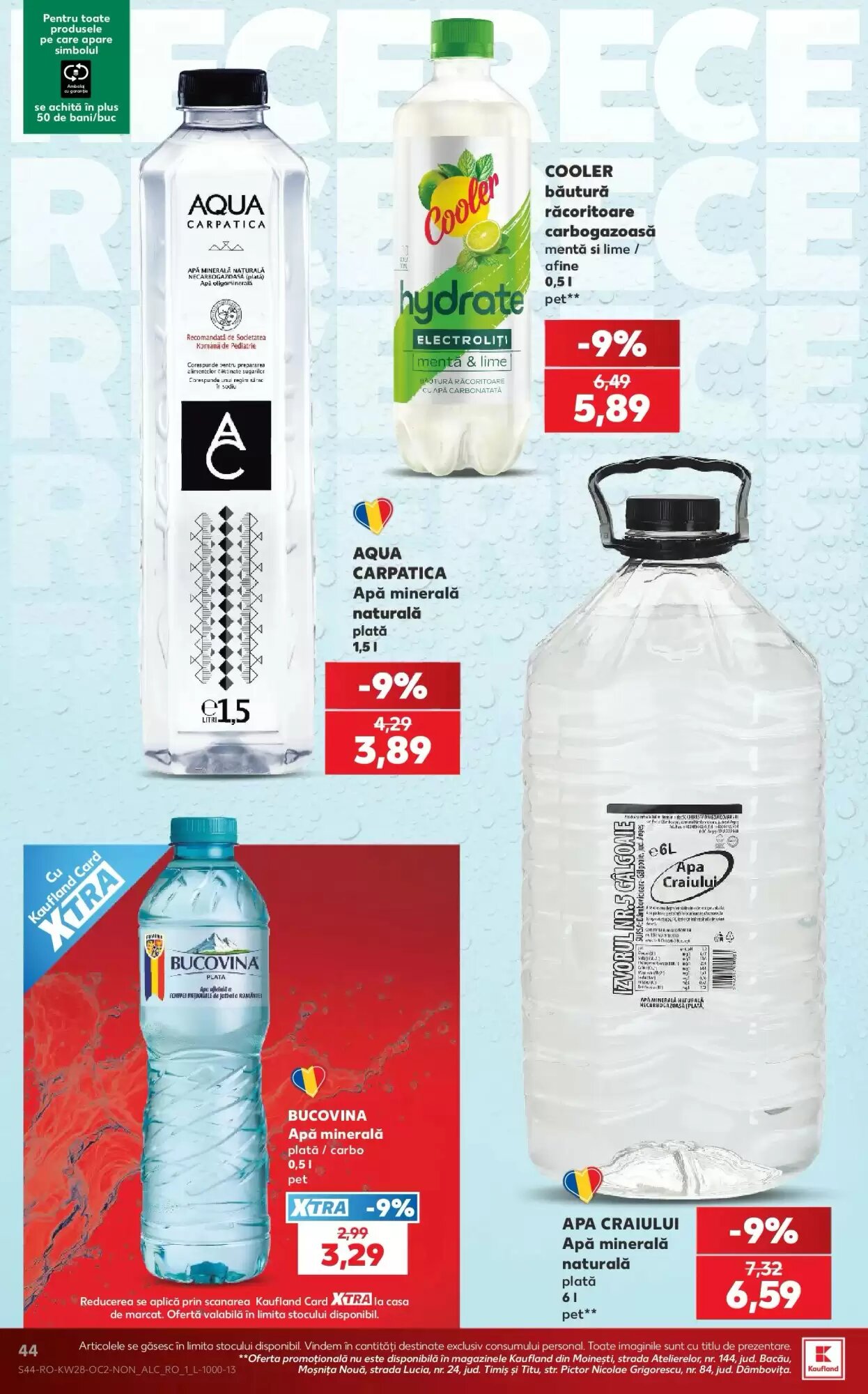Catalogul cu oferte Kaufland valabil de la 08.07.2026 - Pagina 44.