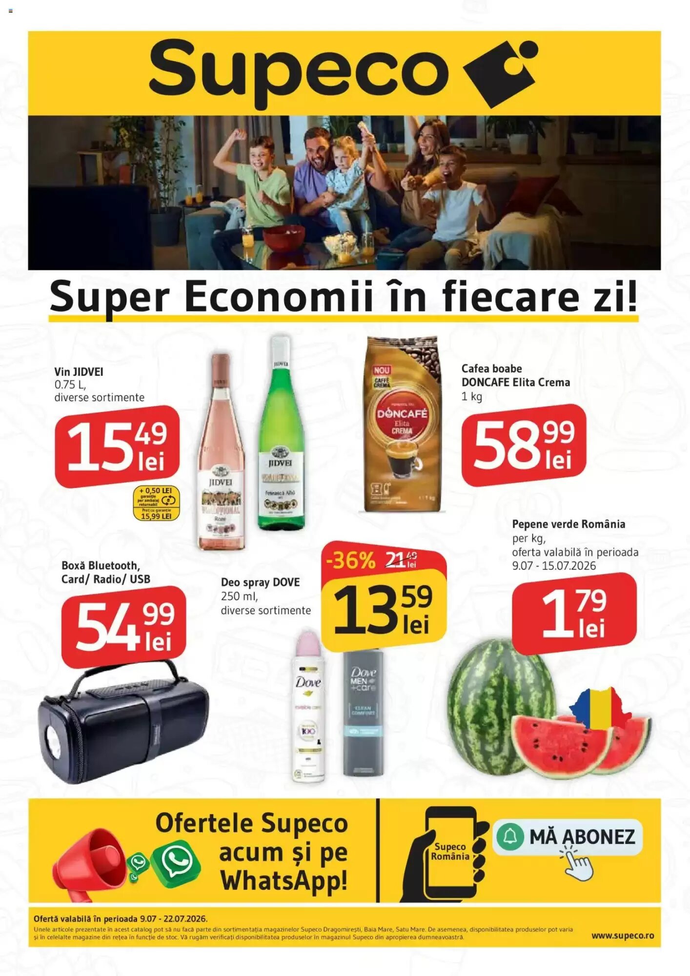 Catalogul cu oferte Supeco valabil de la 08.07.2026 - Pagina 1.