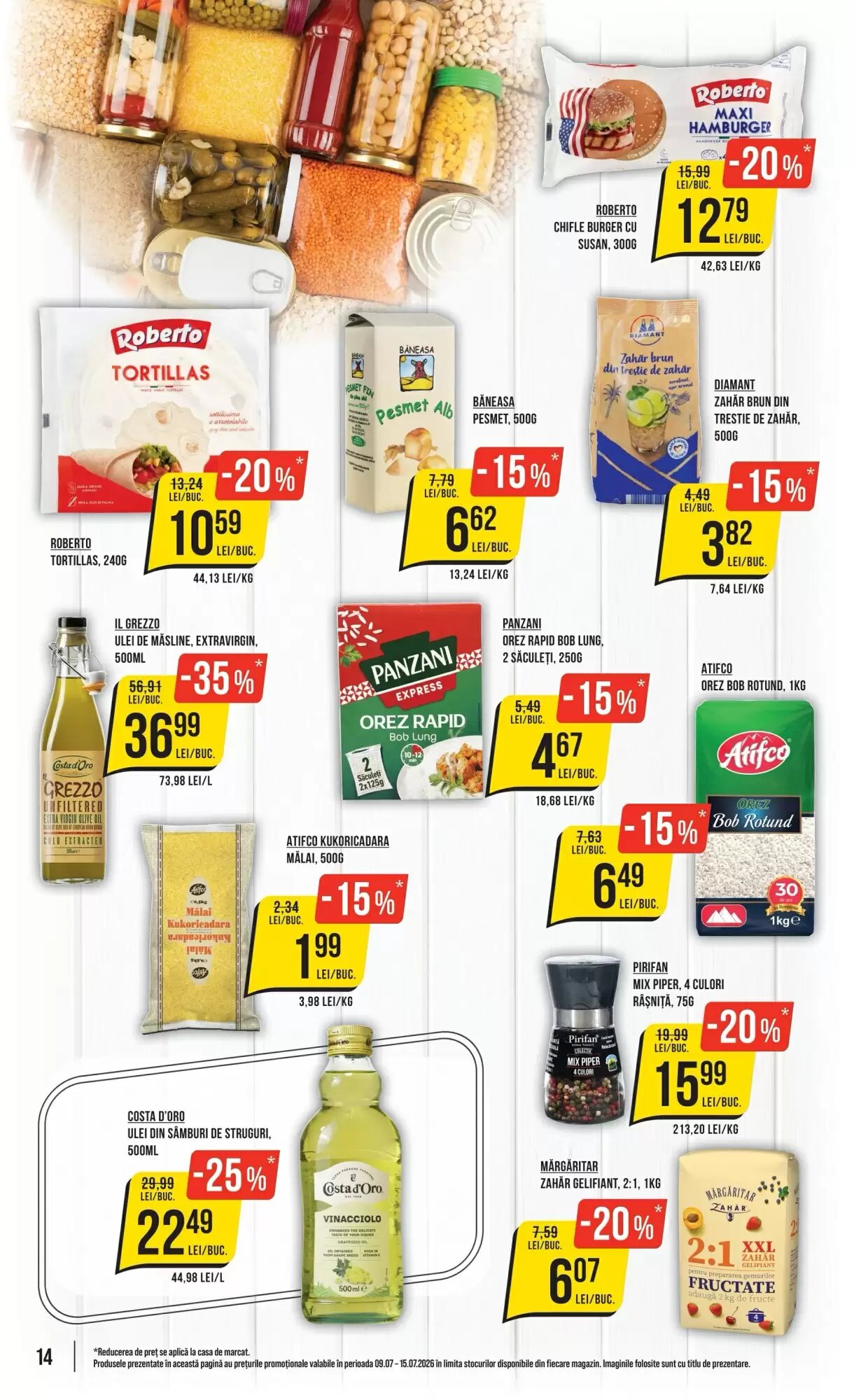 Catalogul cu oferte Mega Image valabil de la 09.07.2026 - Pagina 14.