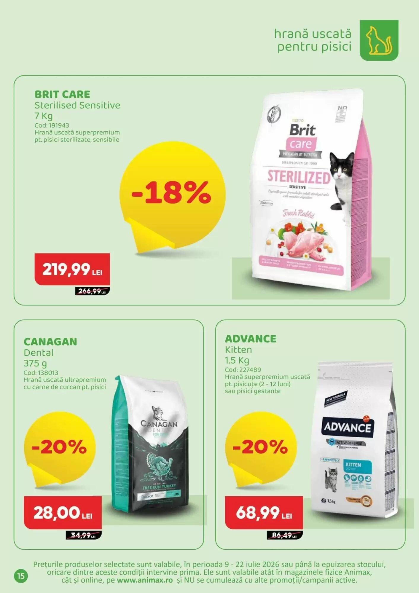 Catalogul cu oferte Animax valabil de la 09.07.2026 - Pagina 16.