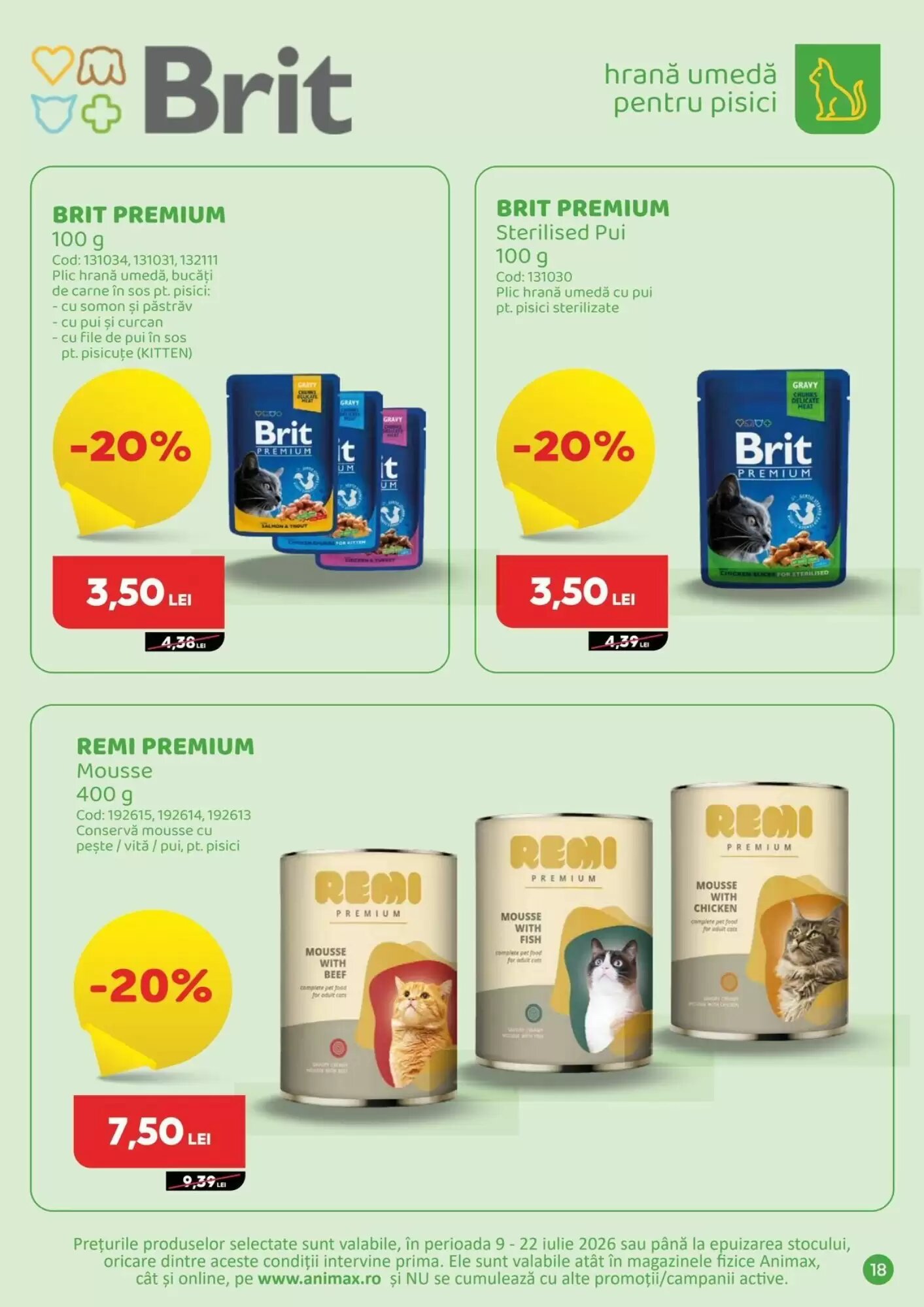 Catalogul cu oferte Animax valabil de la 09.07.2026 - Pagina 17.