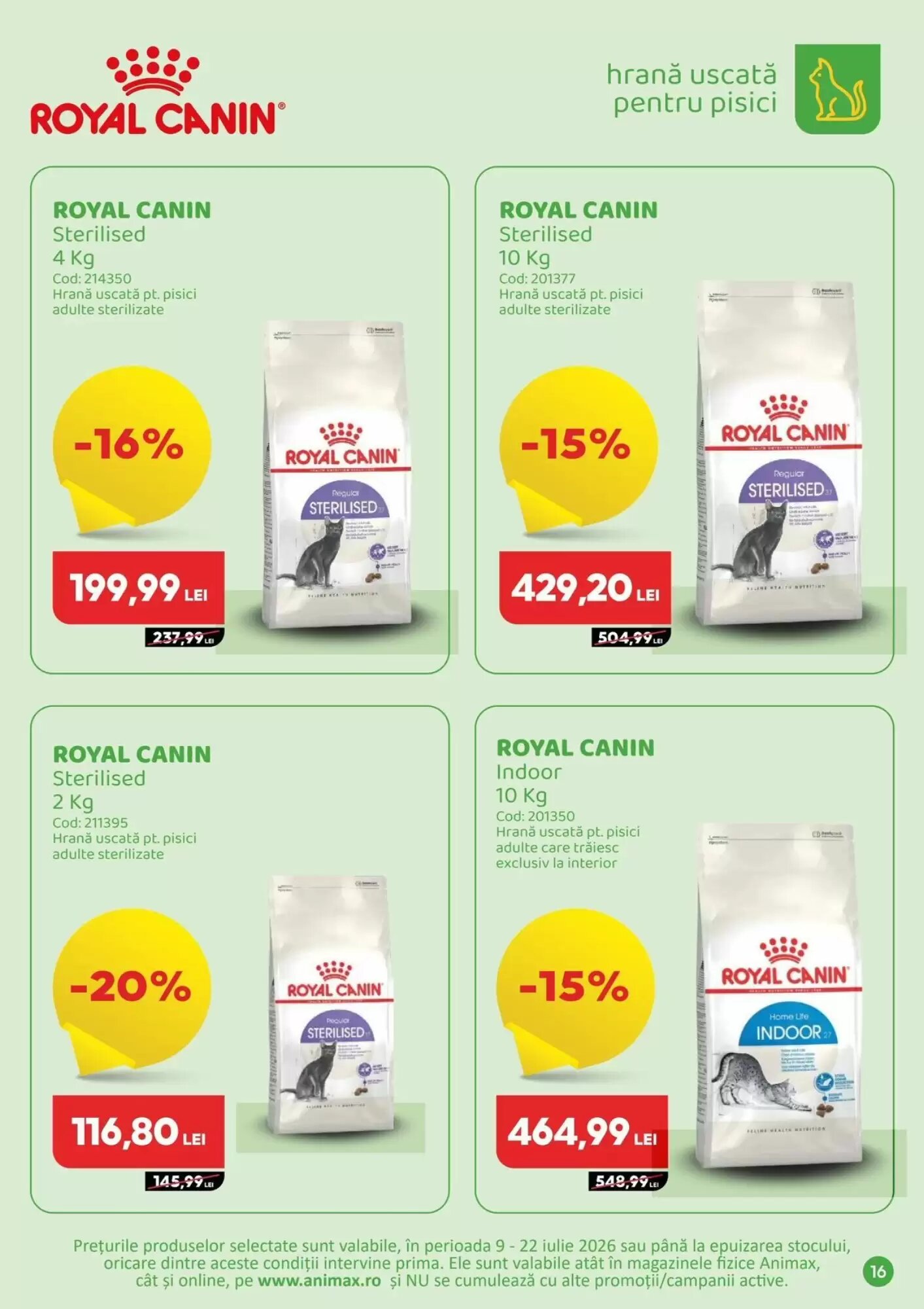 Catalogul cu oferte Animax valabil de la 09.07.2026 - Pagina 19.