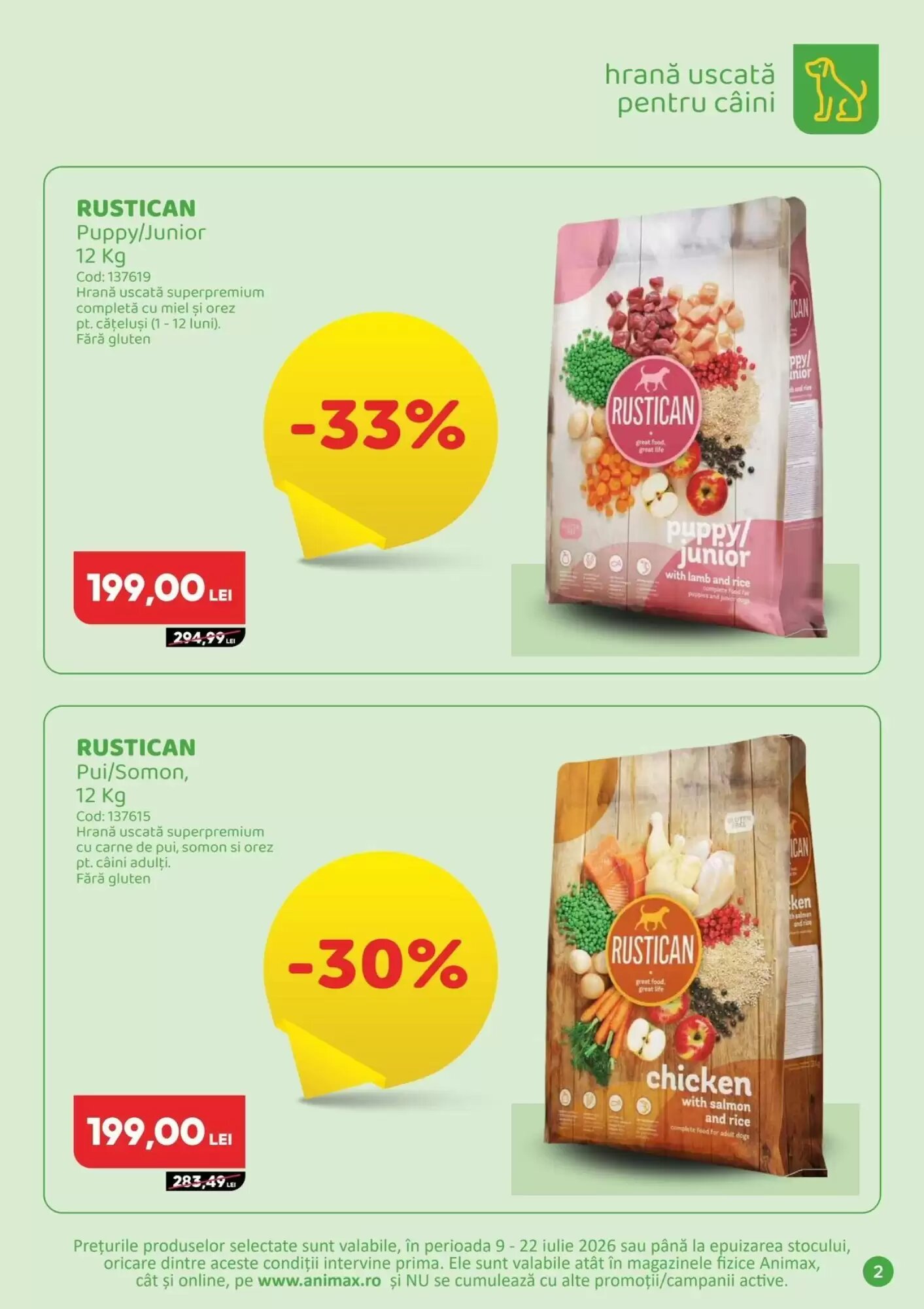 Catalogul cu oferte Animax valabil de la 09.07.2026 - Pagina 2.