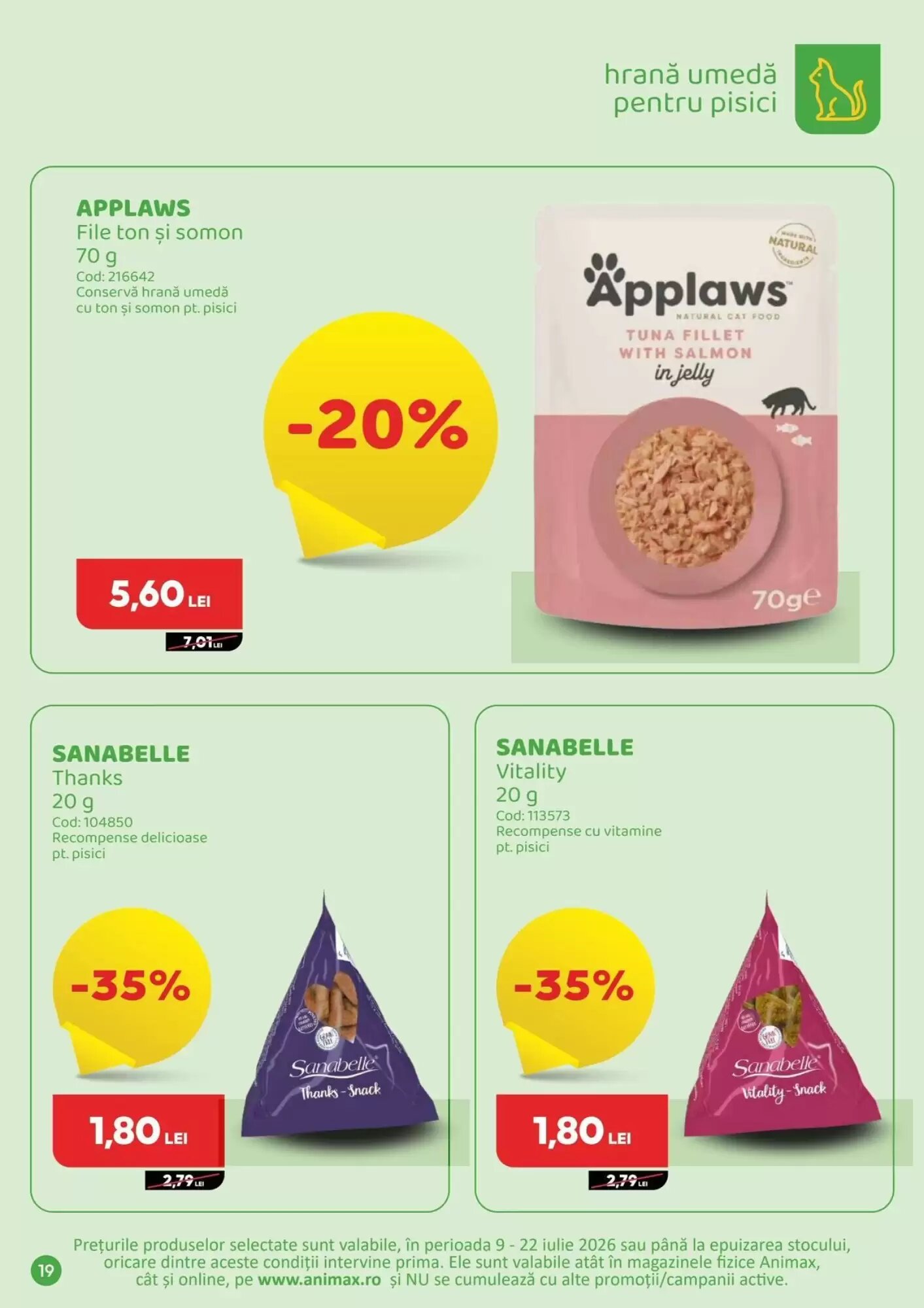 Catalogul cu oferte Animax valabil de la 09.07.2026 - Pagina 21.