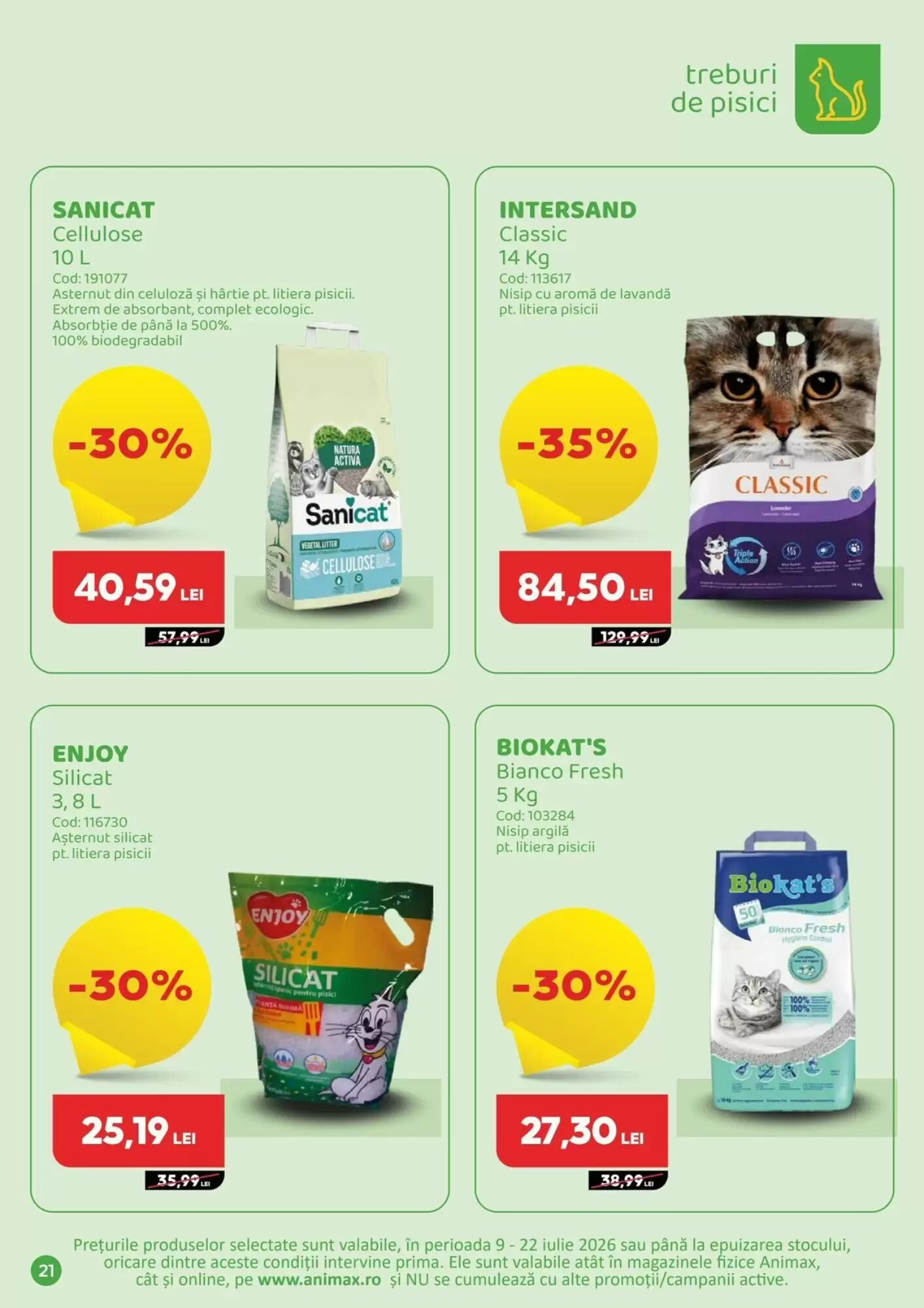 Catalogul cu oferte Animax valabil de la 09.07.2026 - Pagina 22.