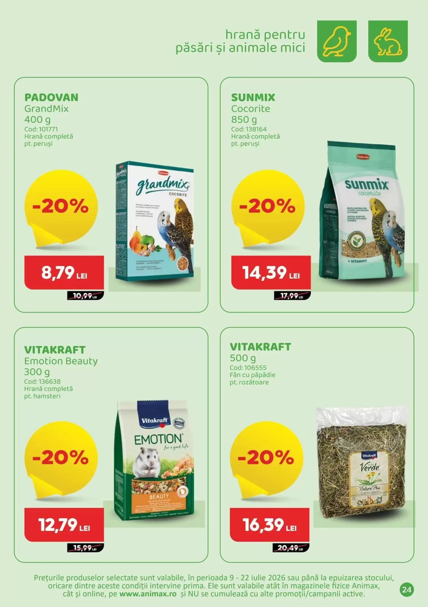 Catalogul cu oferte Animax valabil de la 09.07.2026 - Pagina 25.