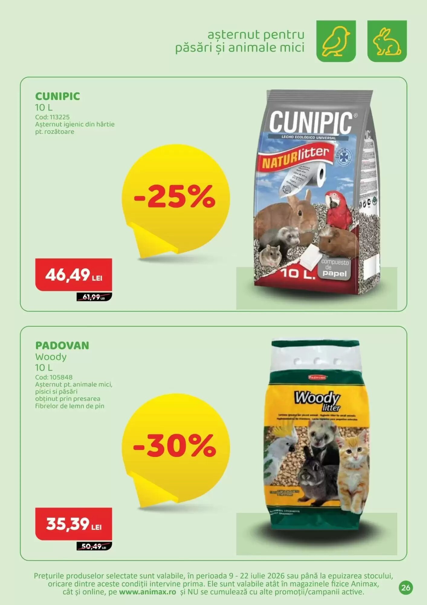 Catalogul cu oferte Animax valabil de la 09.07.2026 - Pagina 26.
