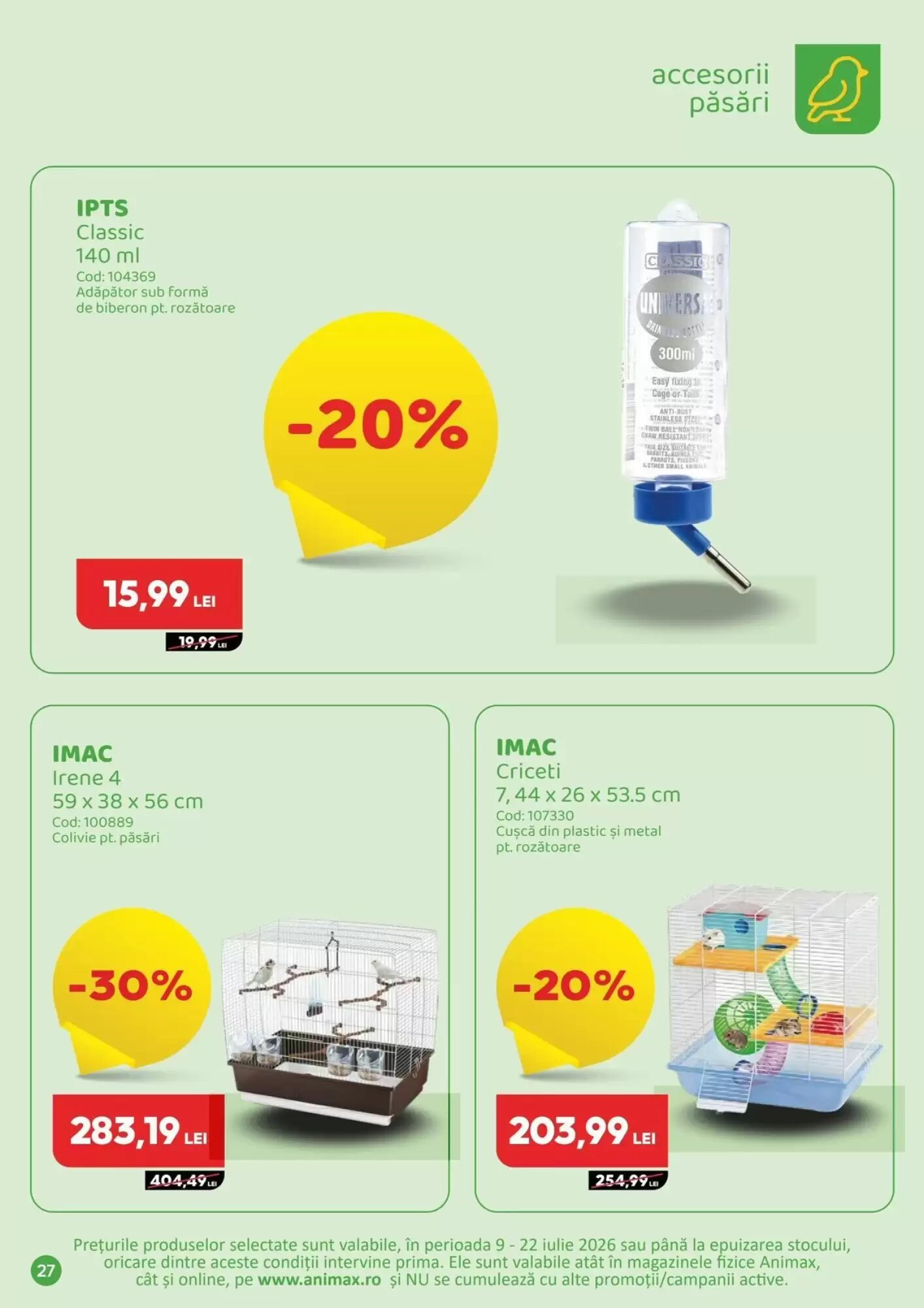 Catalogul cu oferte Animax valabil de la 09.07.2026 - Pagina 28.