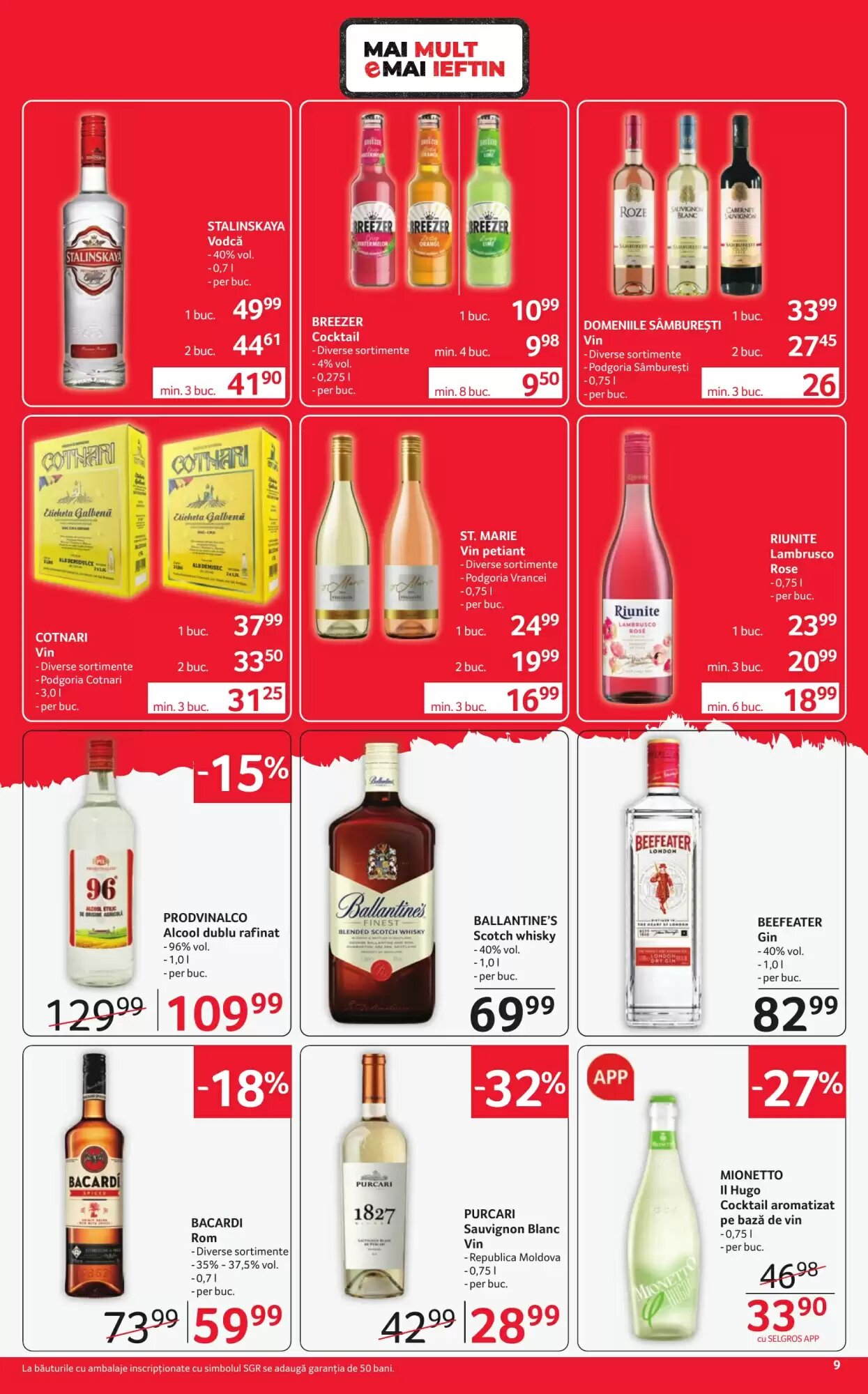 Catalogul cu oferte Selgros valabil de la 10.07.2026 - Pagina 9.