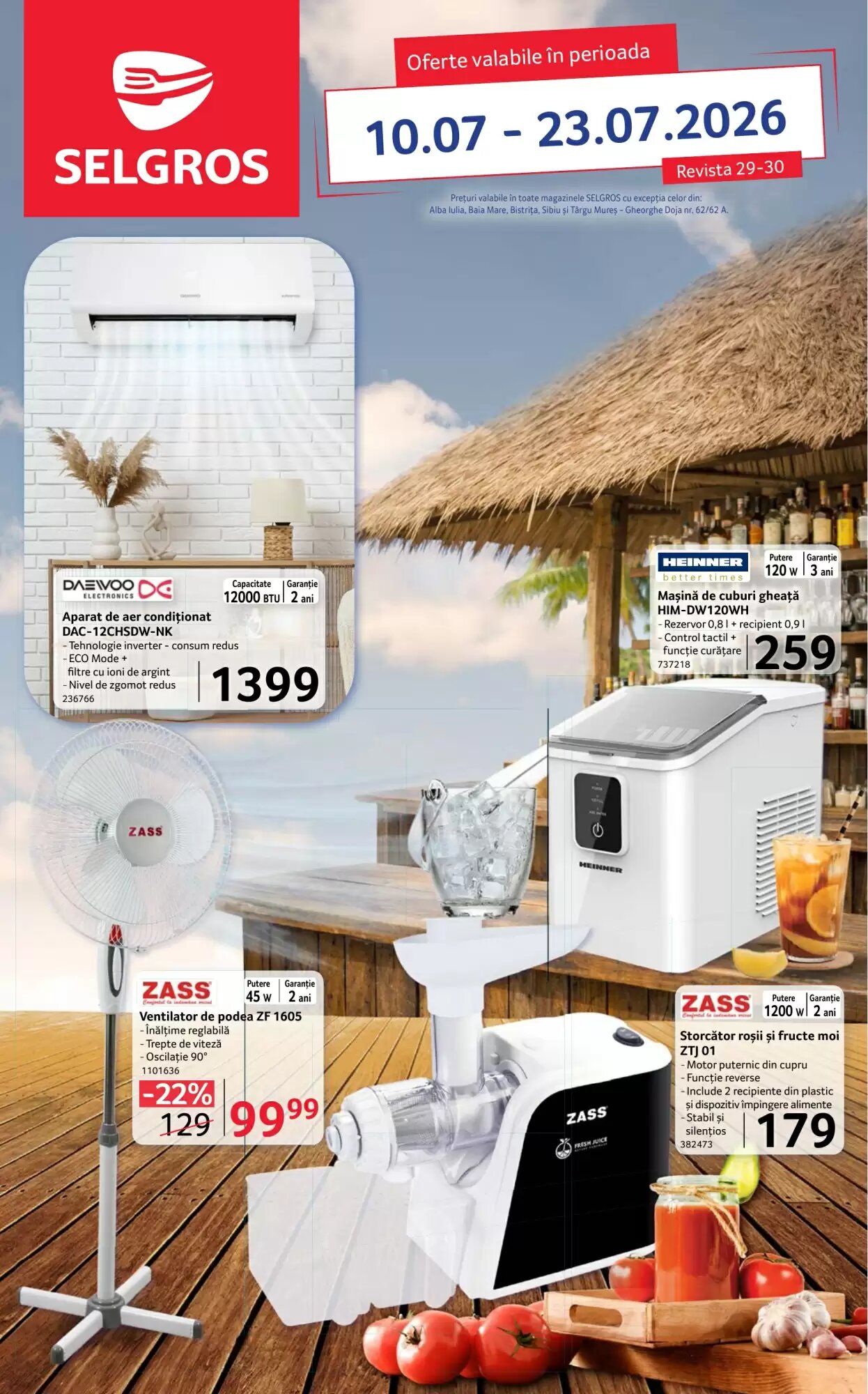 Catalogul cu oferte Selgros valabil de la 10.07.2026 - Pagina 1.