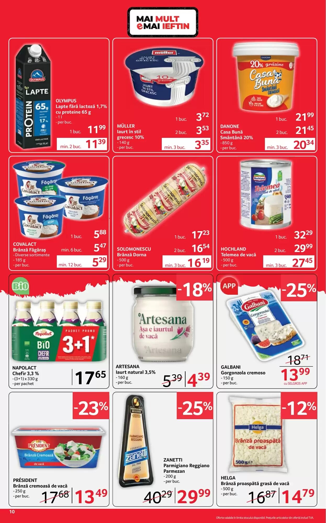 Catalogul cu oferte Selgros valabil de la 10.07.2026 - Pagina 10.