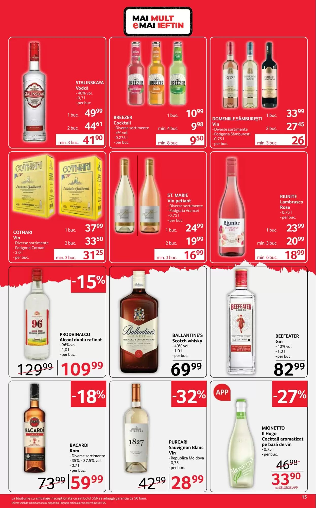 Catalogul cu oferte Selgros valabil de la 10.07.2026 - Pagina 15.
