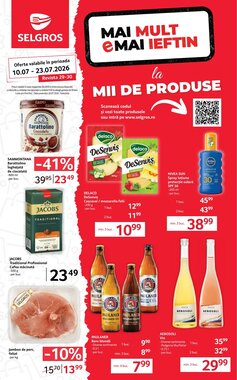 Catalogul cu oferte Selgros valabil de la 10.07.2026