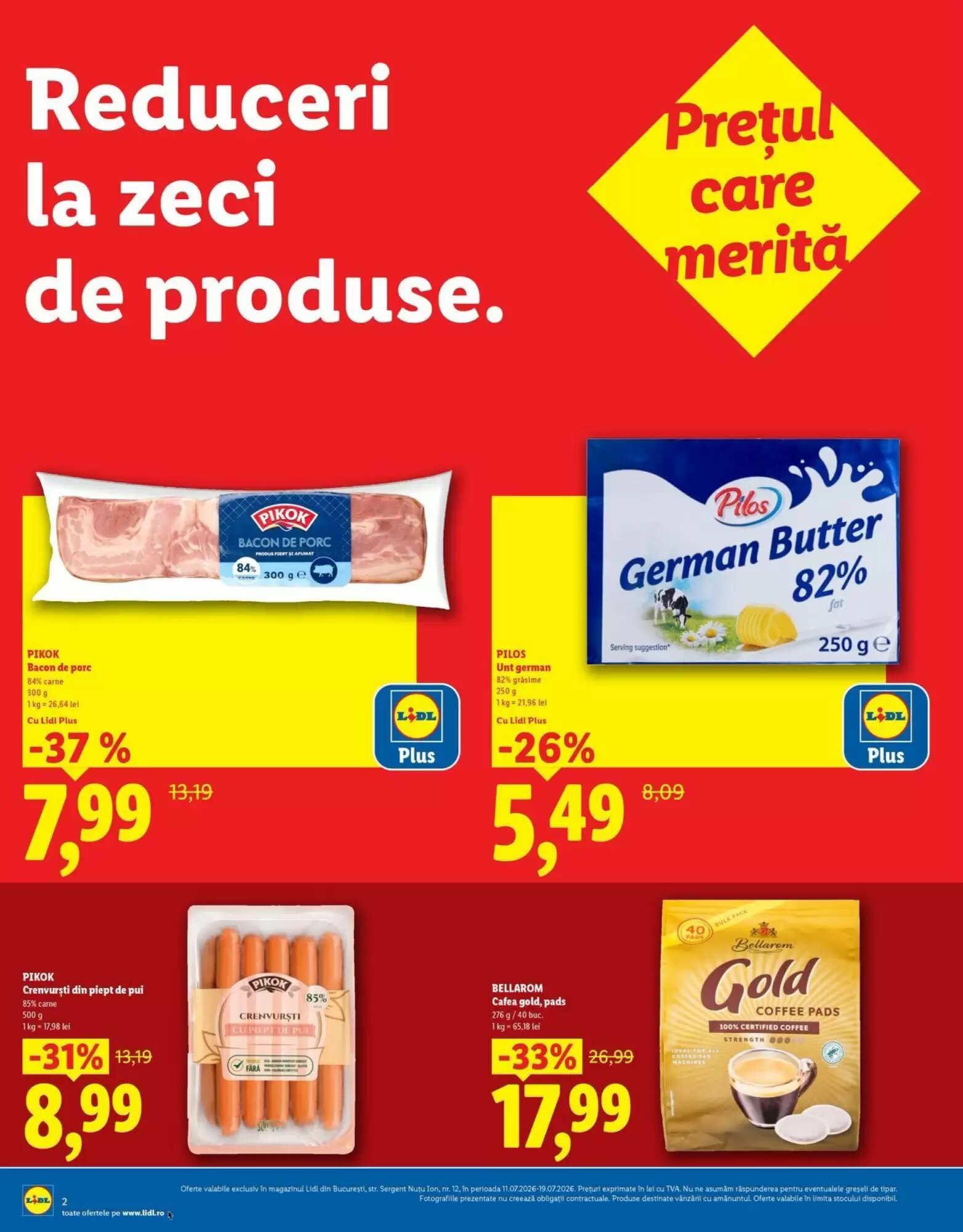 Catalogul cu oferte Lidl valabil de la 11.07.2026 - Pagina 2.
