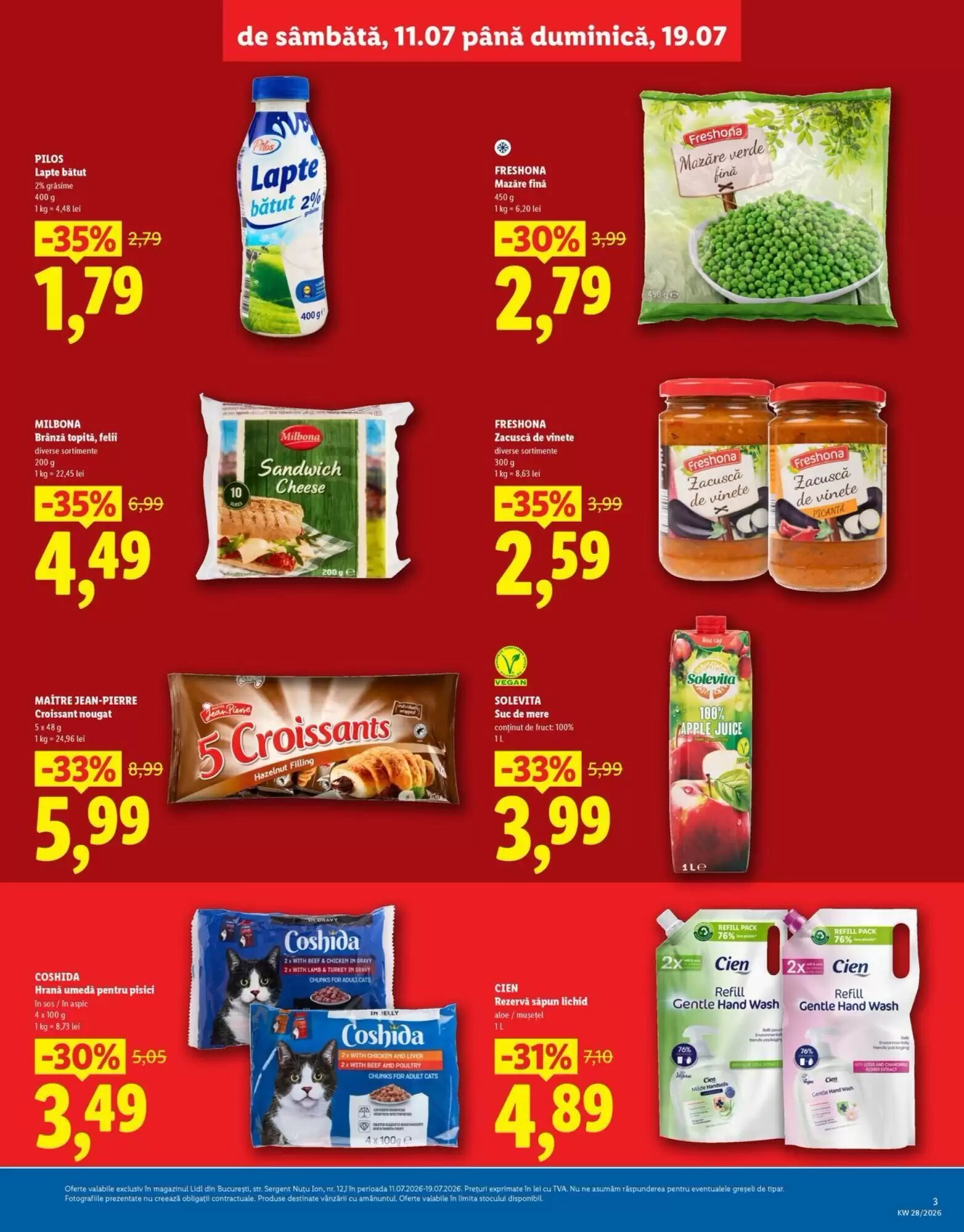 Catalogul cu oferte Lidl valabil de la 11.07.2026 - Pagina 3.