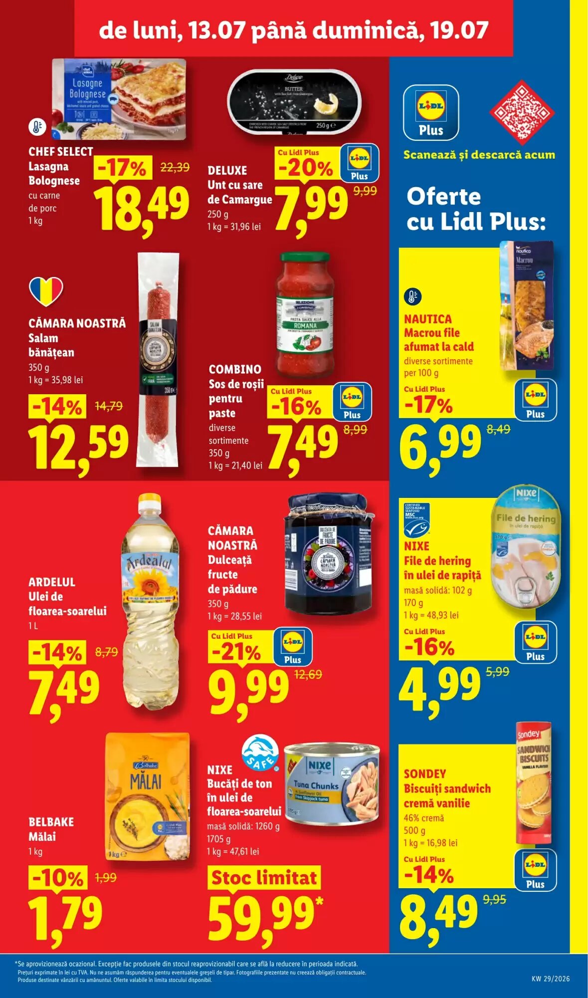Catalogul cu oferte Lidl valabil de la 13.07.2026 - Pagina 13.