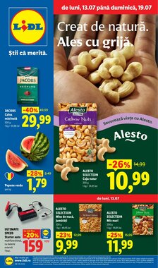 Catalogul cu oferte Lidl valabil de la 13.07.2026