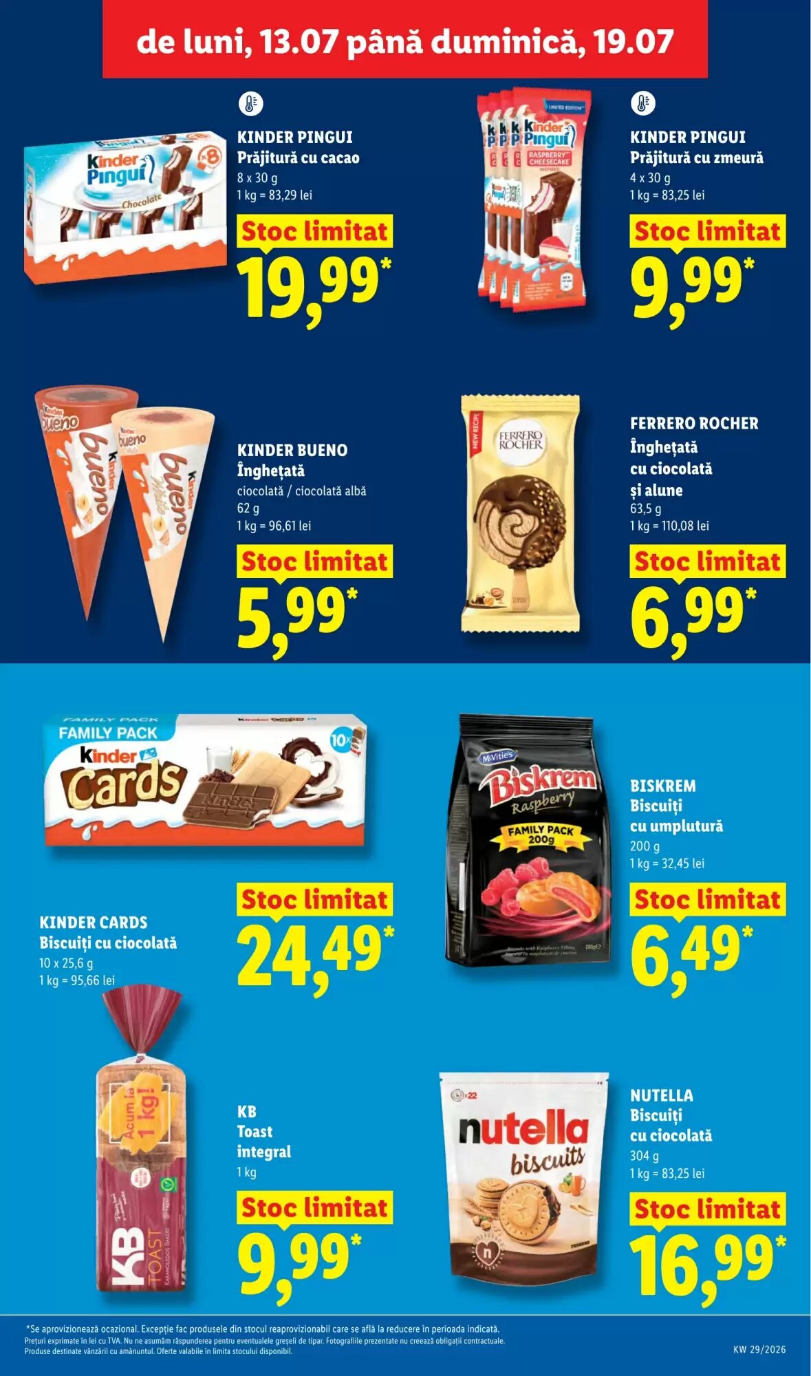 Catalogul cu oferte Lidl valabil de la 13.07.2026 - Pagina 29.
