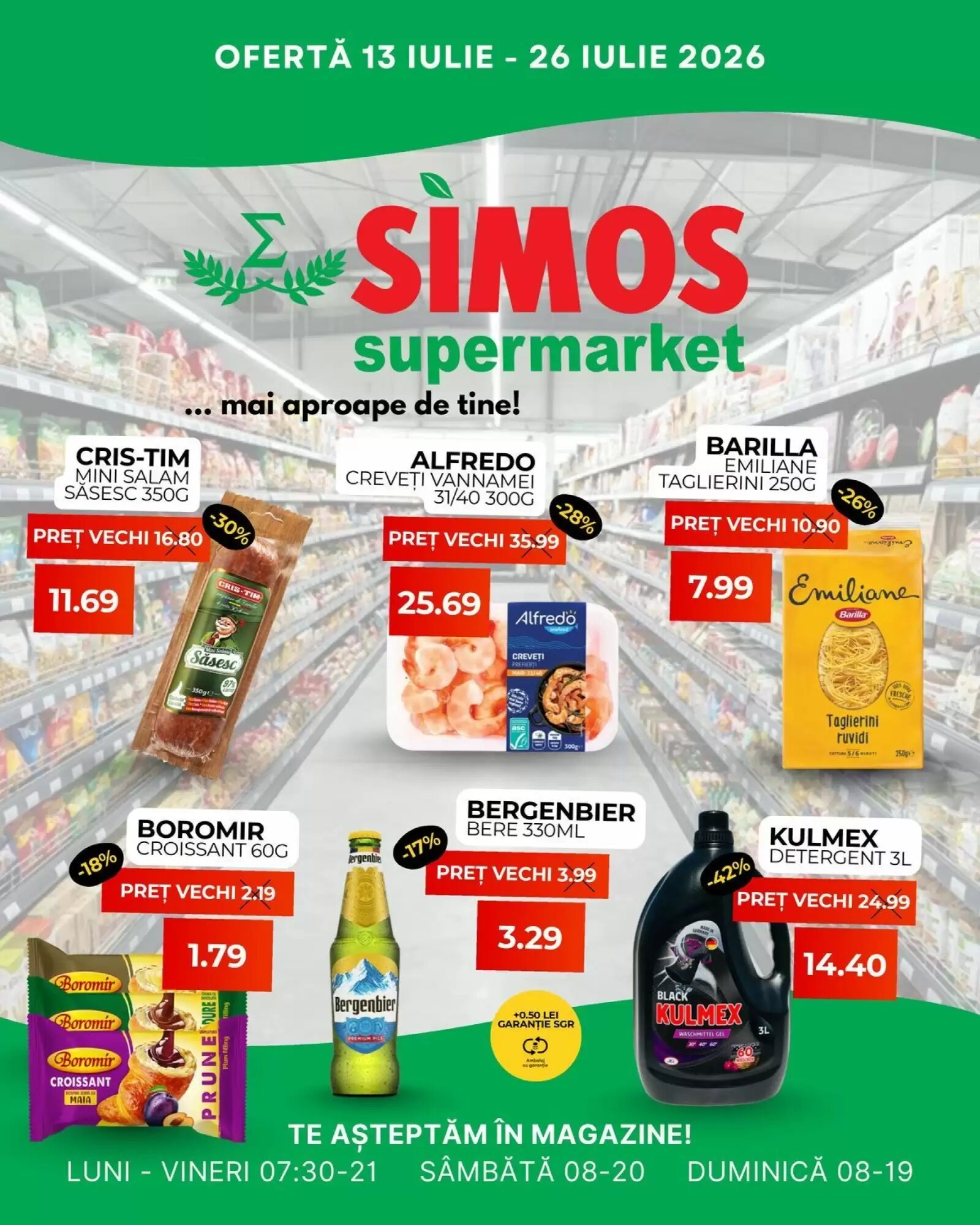 Catalogul cu oferte Simos valabil de la 13.07.2026 - Pagina 1.
