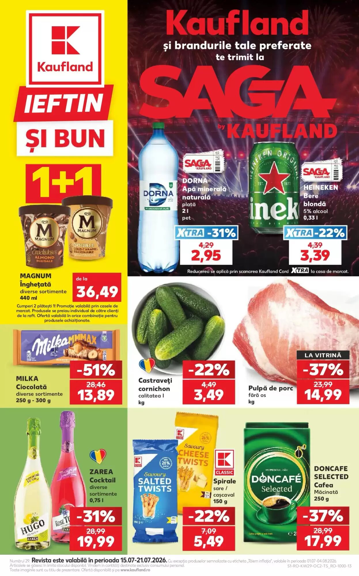 Catalogul cu oferte Kaufland valabil de la 15.07.2026 - Pagina 1.
