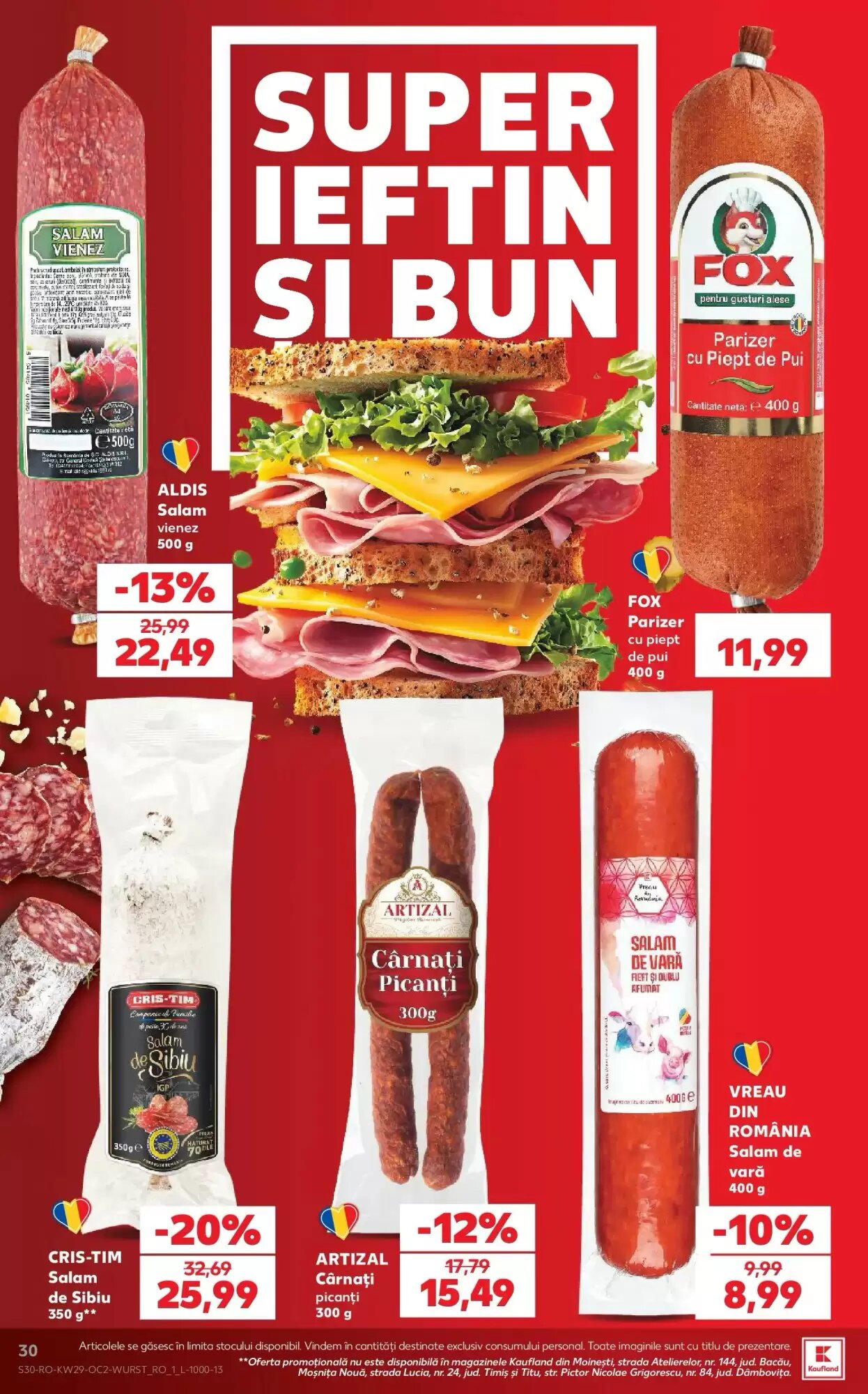 Catalogul cu oferte Kaufland valabil de la 15.07.2026 - Pagina 30.