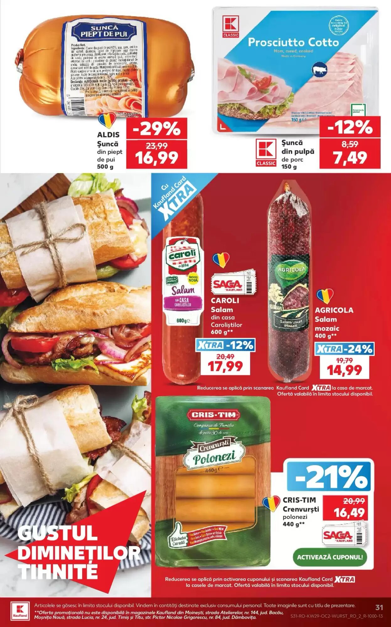 Catalogul cu oferte Kaufland valabil de la 15.07.2026 - Pagina 31.
