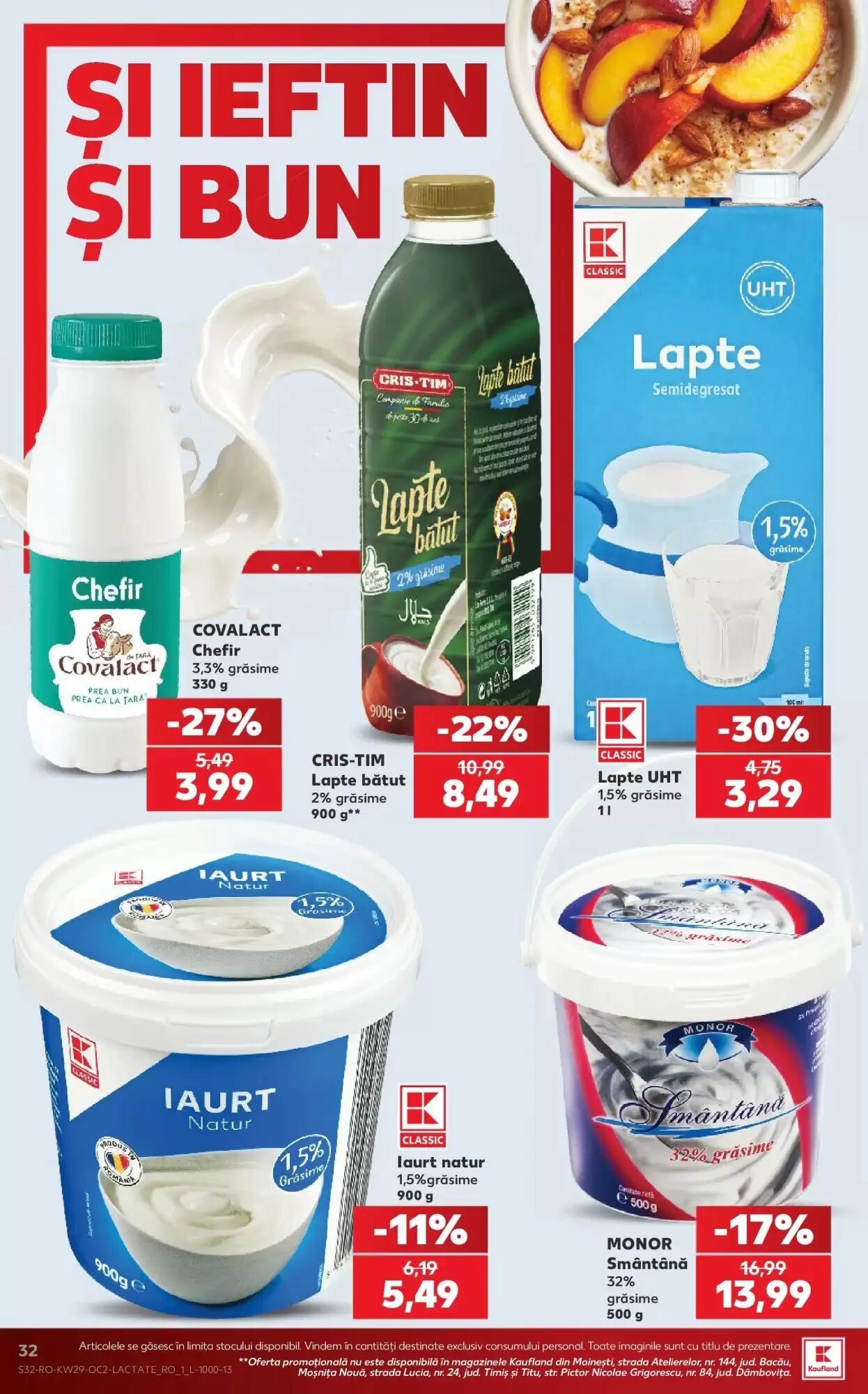Catalogul cu oferte Kaufland valabil de la 15.07.2026 - Pagina 32.