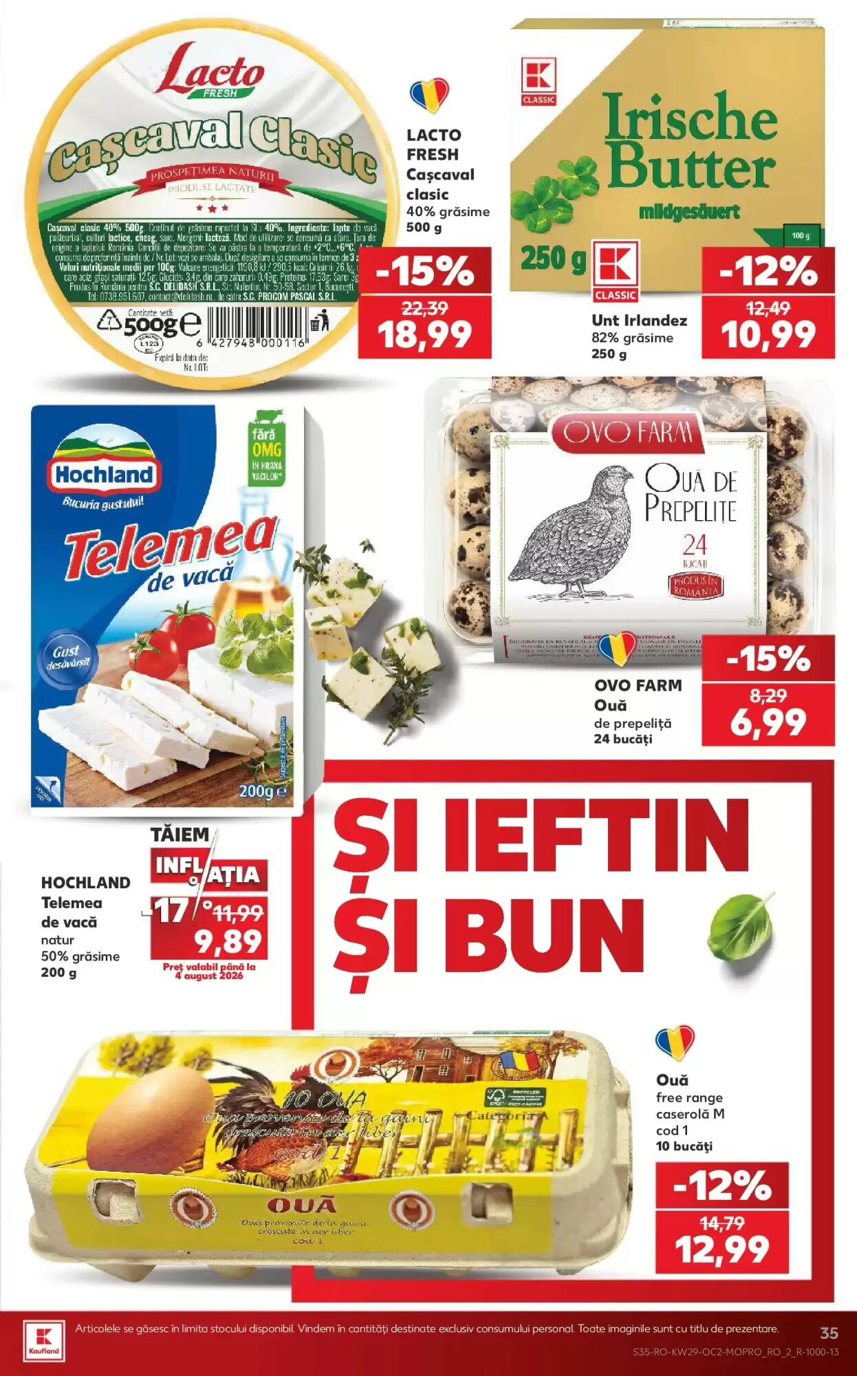 Catalogul cu oferte Kaufland valabil de la 15.07.2026 - Pagina 35.