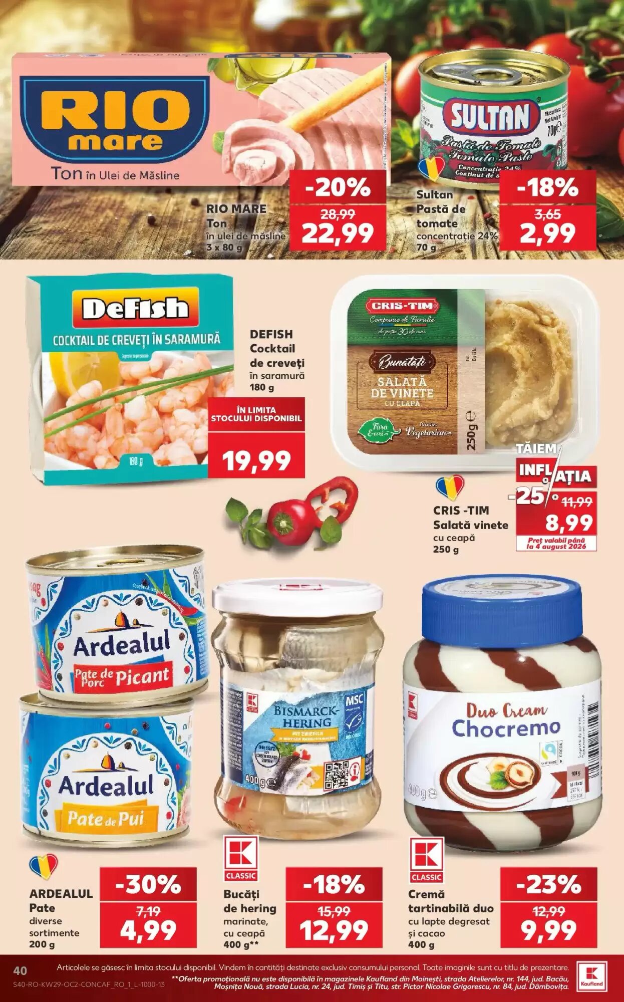 Catalogul cu oferte Kaufland valabil de la 15.07.2026 - Pagina 40.