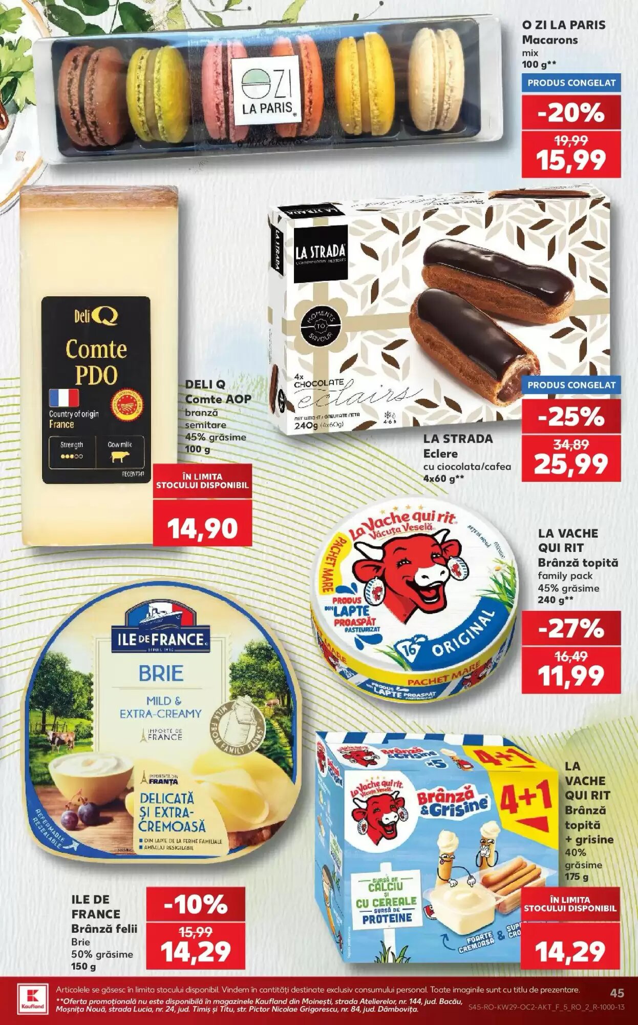Catalogul cu oferte Kaufland valabil de la 15.07.2026 - Pagina 45.