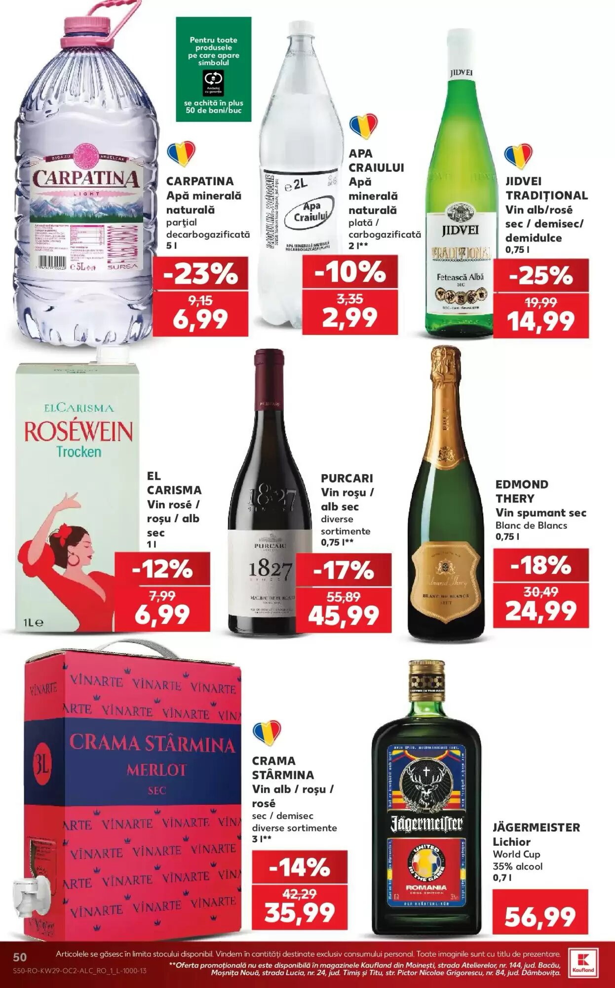 Catalogul cu oferte Kaufland valabil de la 15.07.2026 - Pagina 50.