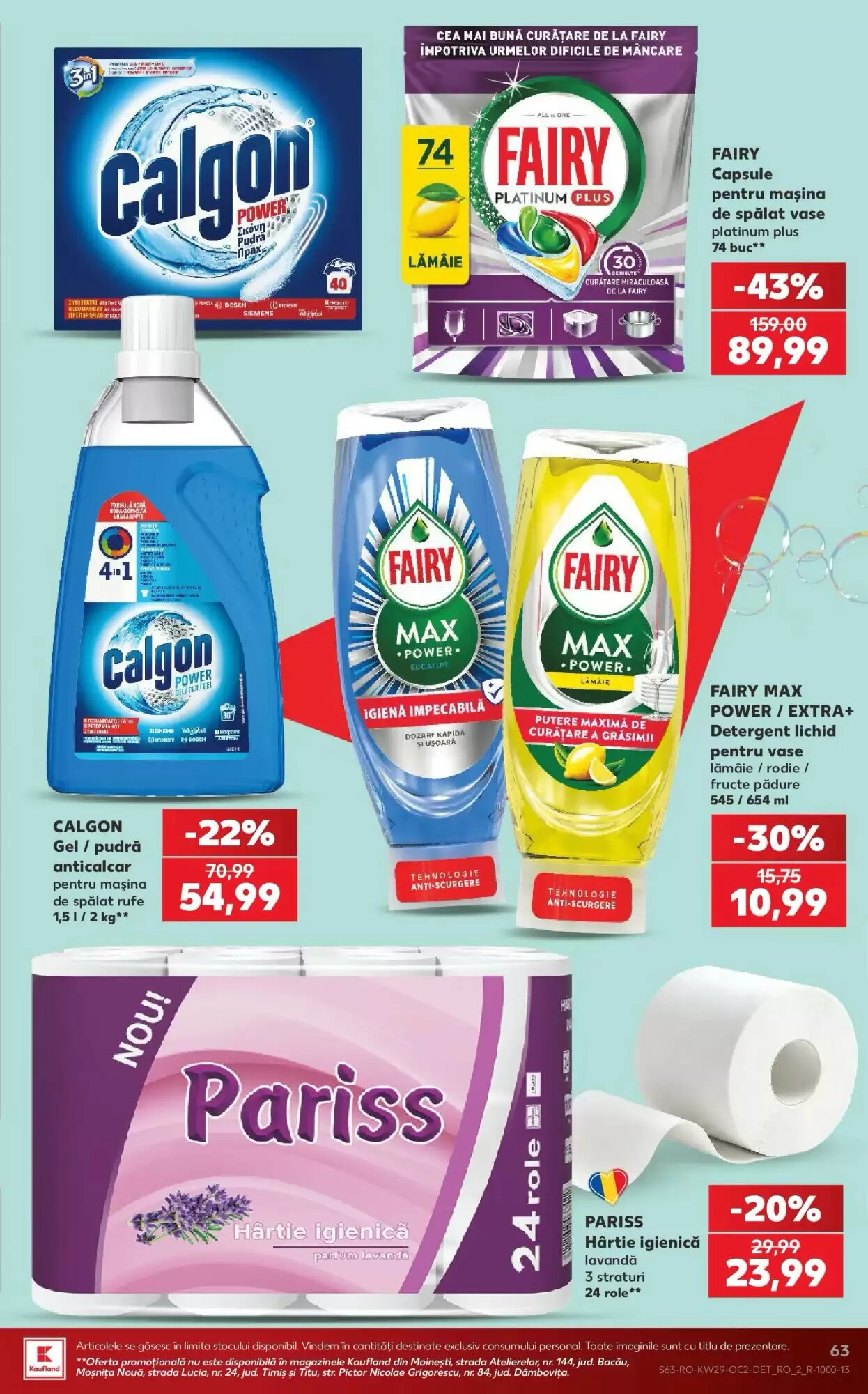 Catalogul cu oferte Kaufland valabil de la 15.07.2026 - Pagina 63.