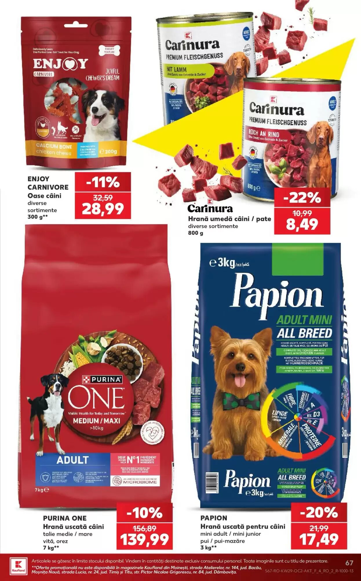 Catalogul cu oferte Kaufland valabil de la 15.07.2026 - Pagina 67.