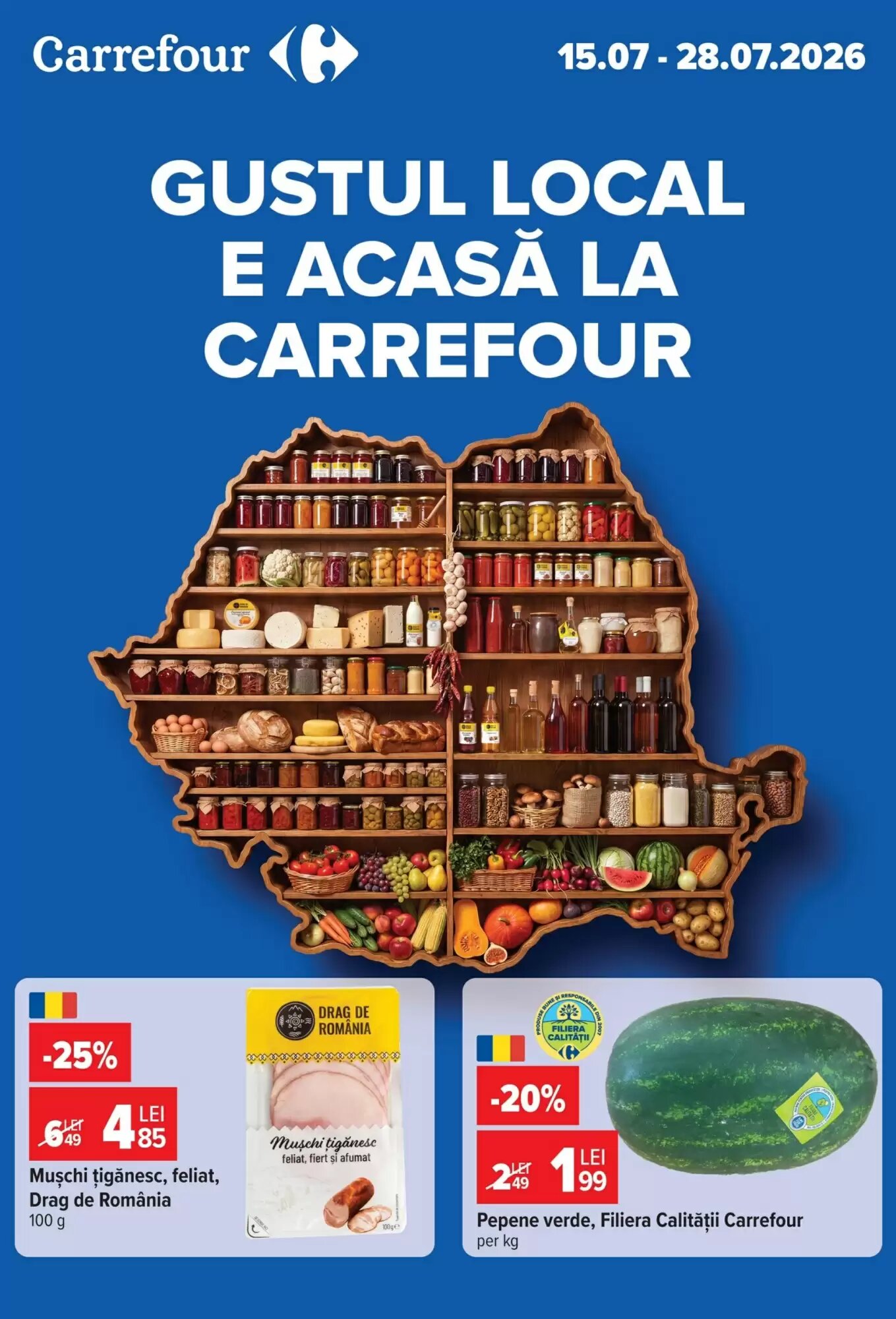 Catalogul cu oferte Carrefour valabil de la 15.07.2026 - Pagina 1.