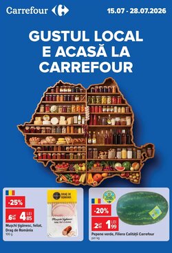 Catalogul cu oferte Carrefour valabil de la 15.07.2026
