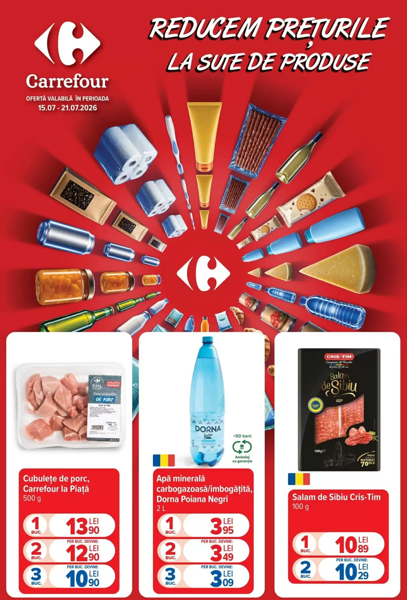 Catalogul cu oferte Carrefour valabil de la 15.07.2026 - Pagina 1.