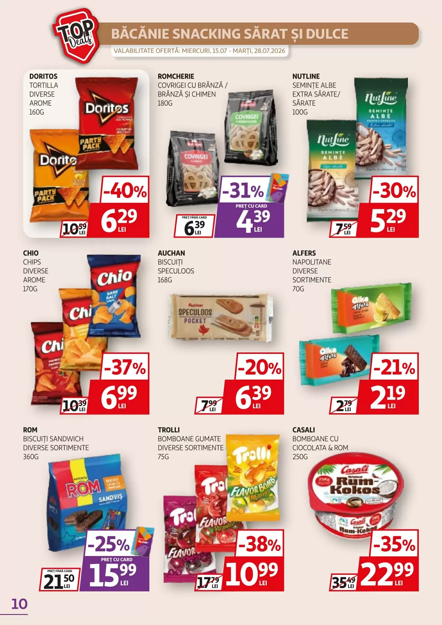 Catalogul cu oferte Auchan valabil de la 15.07.2026 - Pagina 10.