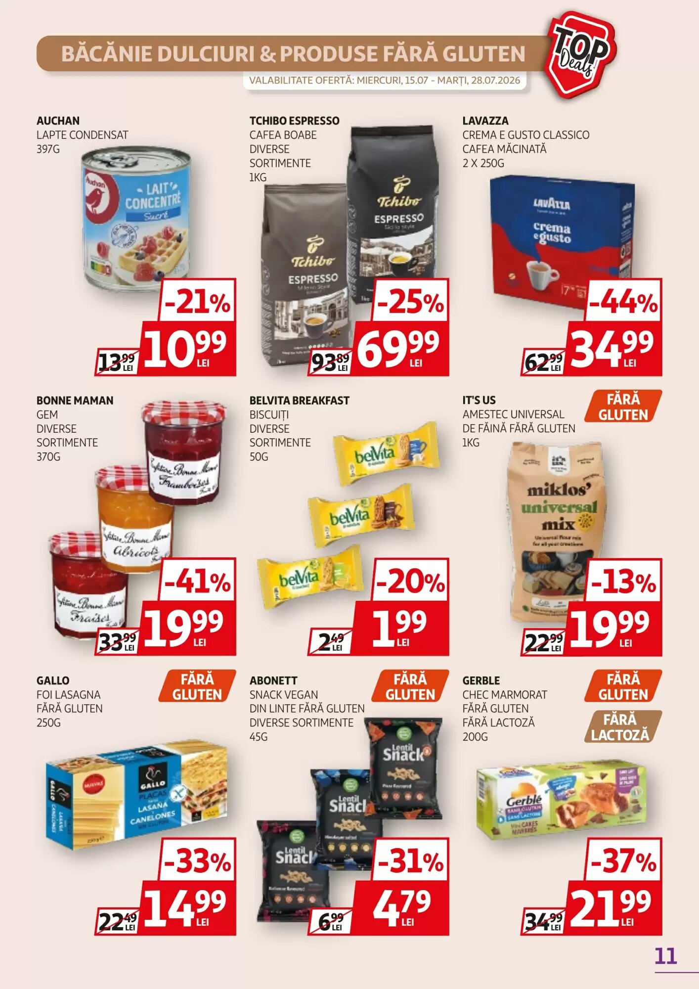 Catalogul cu oferte Auchan valabil de la 15.07.2026 - Pagina 11.