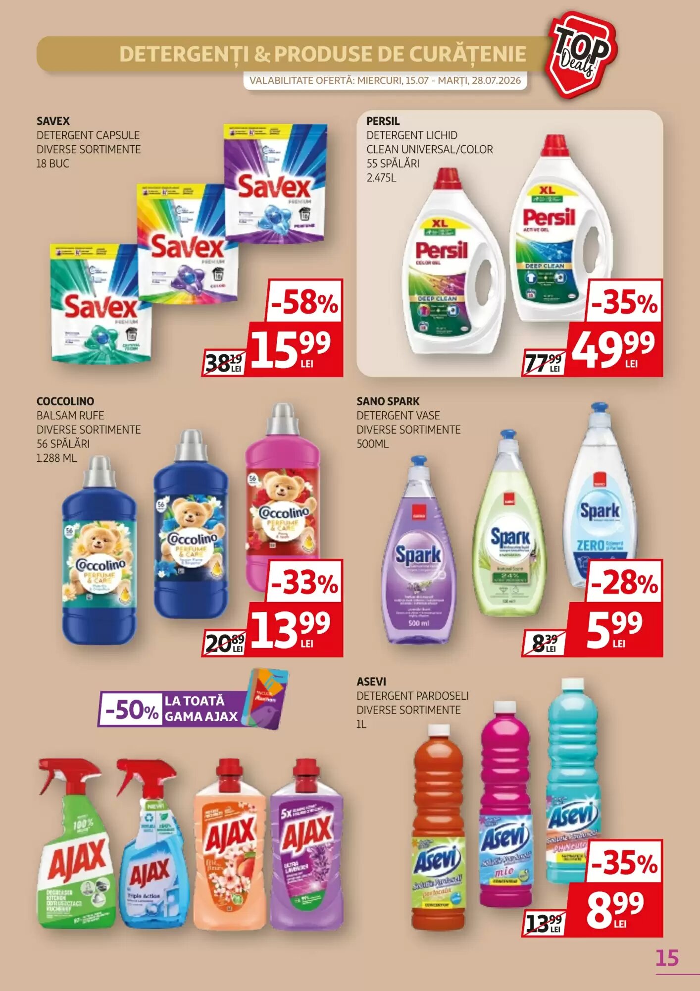 Catalogul cu oferte Auchan valabil de la 15.07.2026 - Pagina 15.