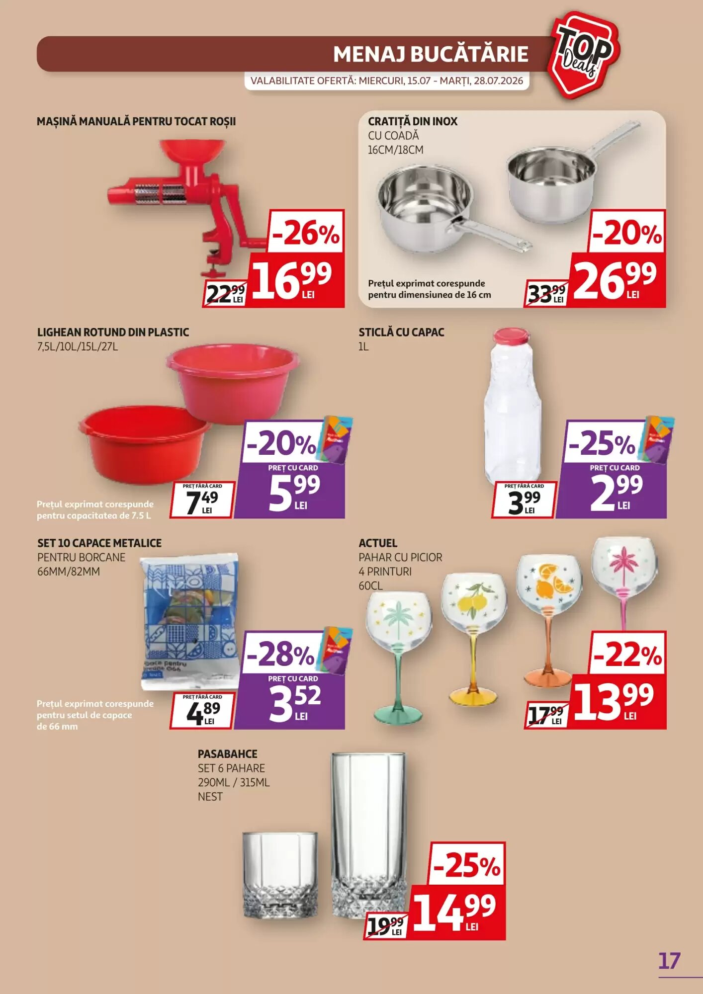 Catalogul cu oferte Auchan valabil de la 15.07.2026 - Pagina 17.