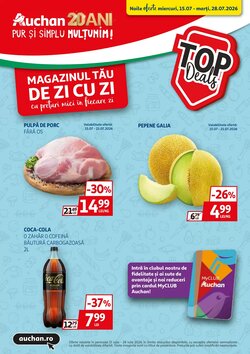 Catalogul cu oferte Auchan valabil de la 15.07.2026