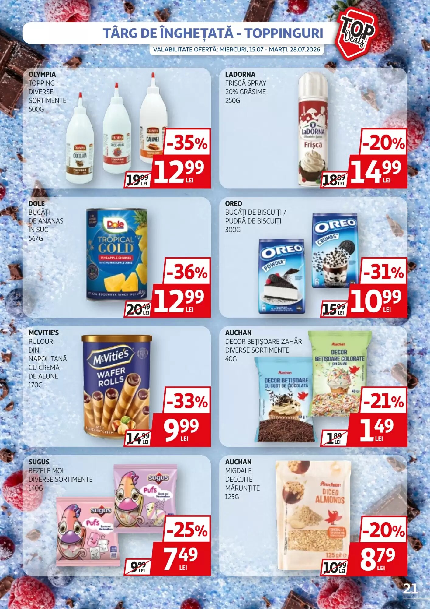 Catalogul cu oferte Auchan valabil de la 15.07.2026 - Pagina 21.