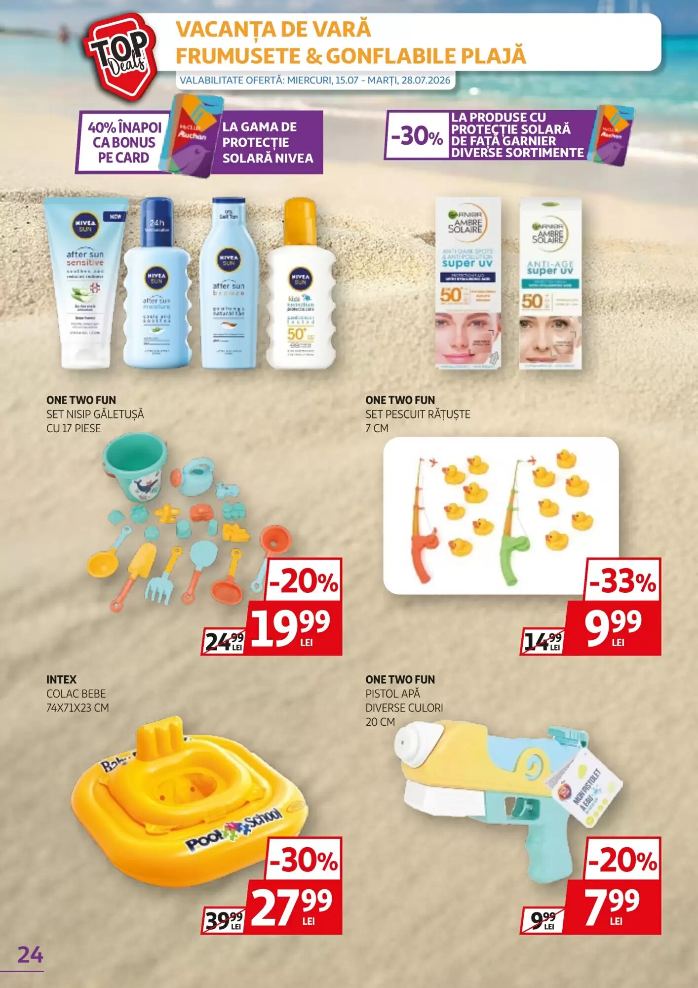 Catalogul cu oferte Auchan valabil de la 15.07.2026 - Pagina 24.