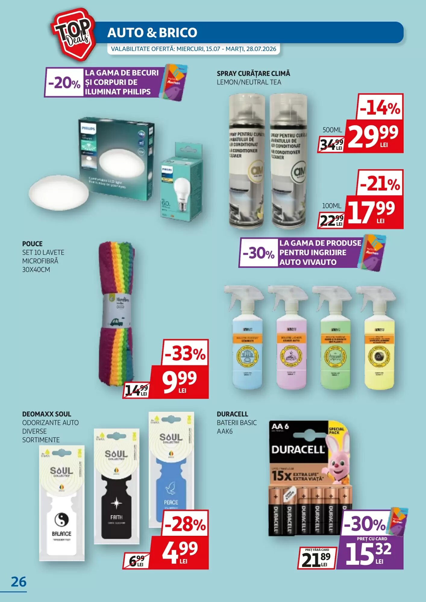 Catalogul cu oferte Auchan valabil de la 15.07.2026 - Pagina 26.