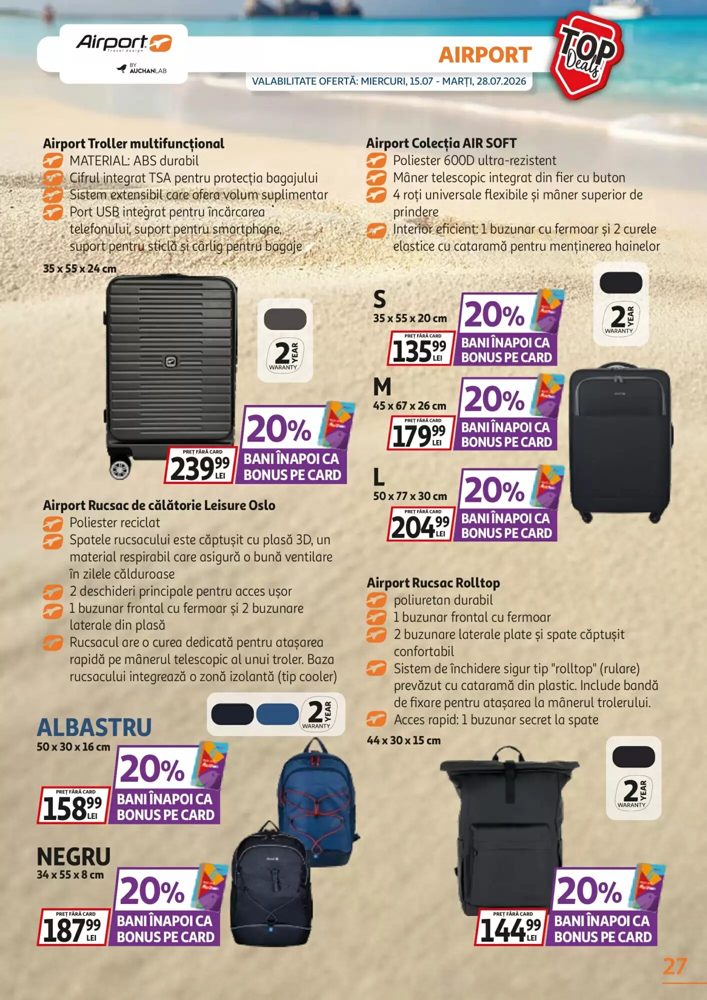 Catalogul cu oferte Auchan valabil de la 15.07.2026 - Pagina 27.