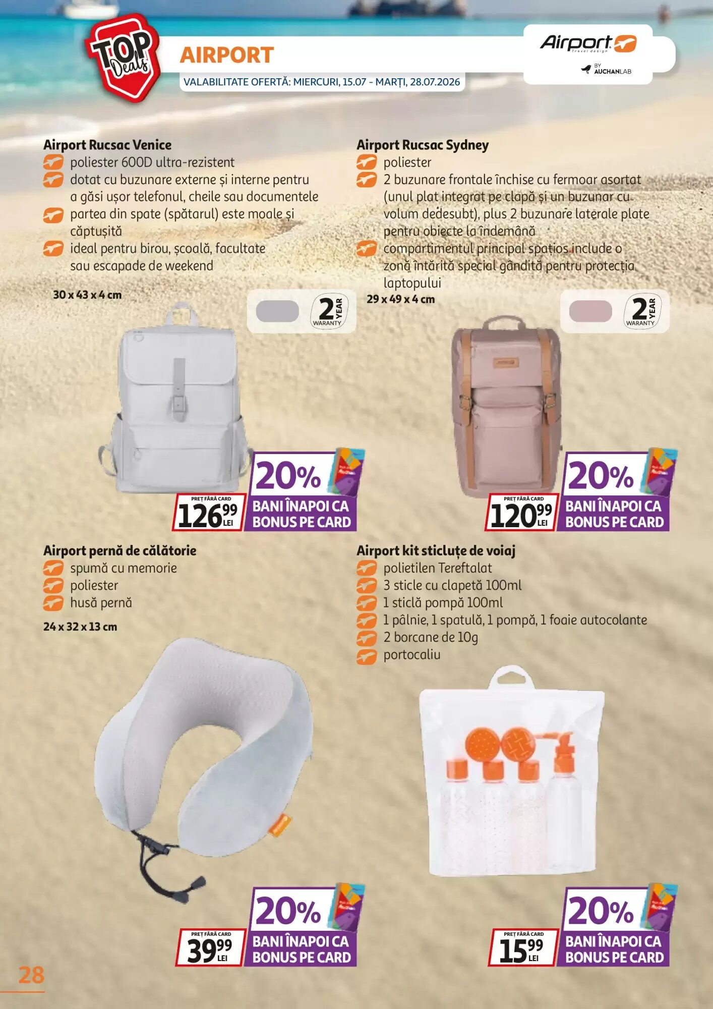 Catalogul cu oferte Auchan valabil de la 15.07.2026 - Pagina 28.