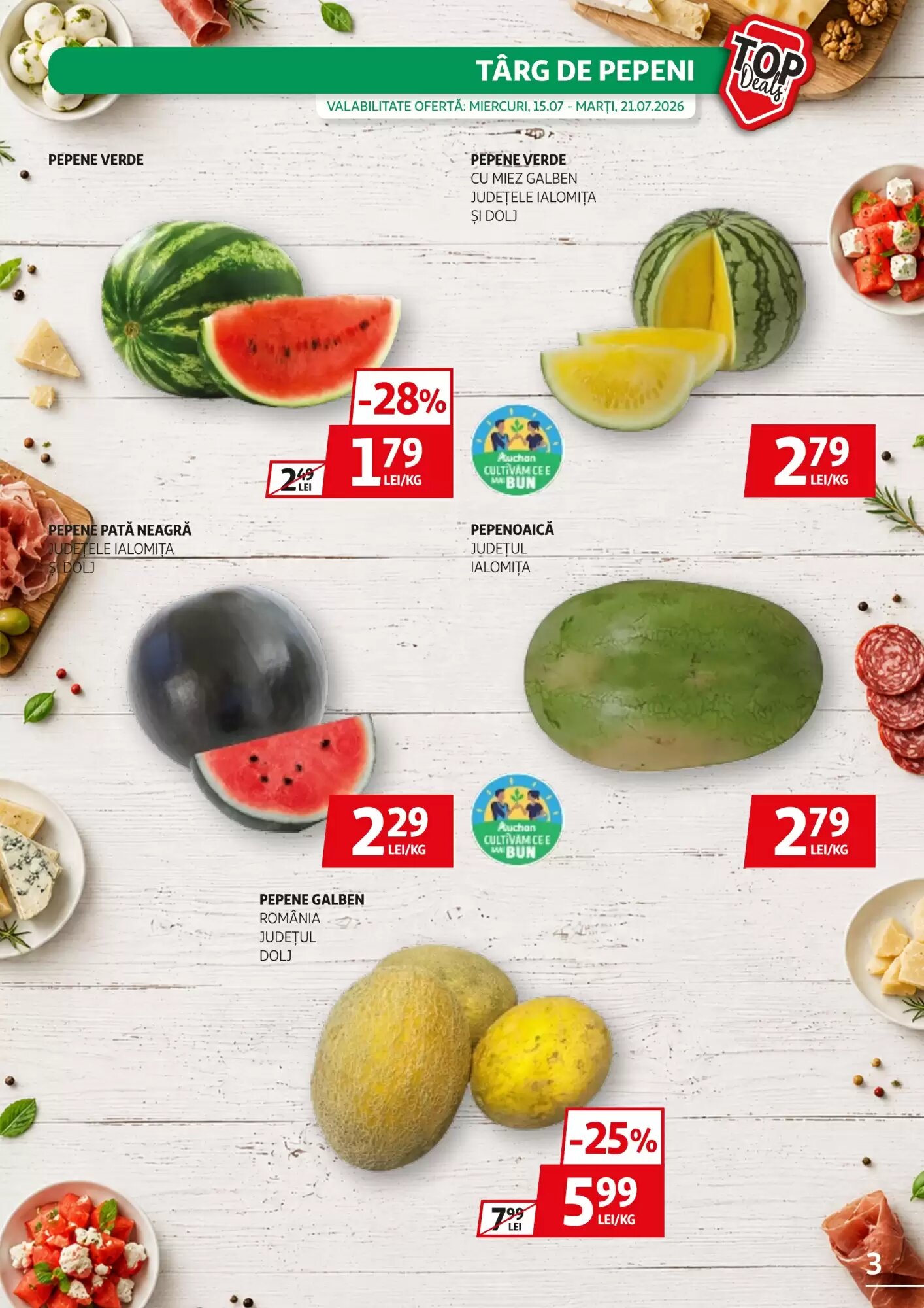 Catalogul cu oferte Auchan valabil de la 15.07.2026 - Pagina 3.